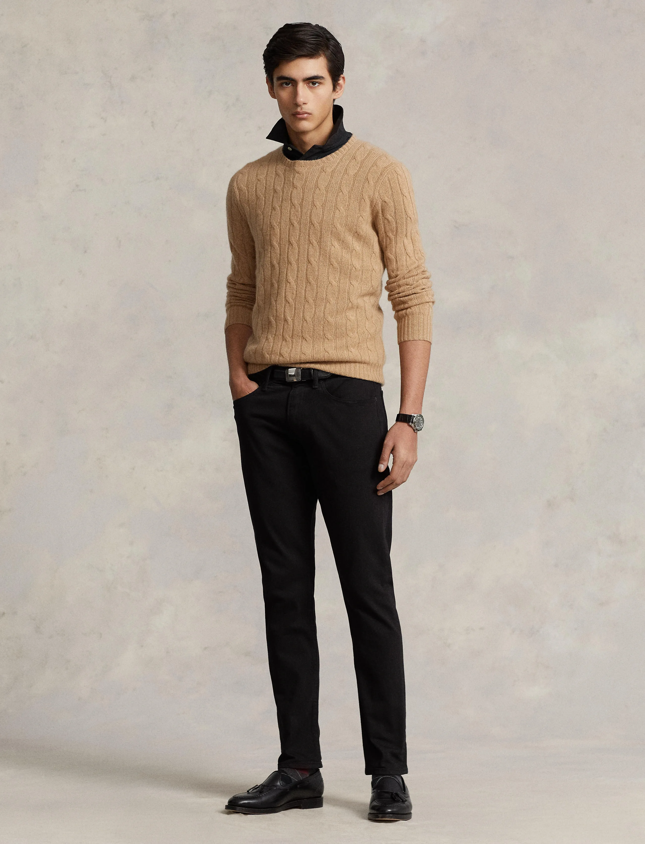 Polo Ralph Lauren - Sullivan Slim Stretch Jean - džinsa bikses ar tievām starām - hdn black stretch - 3