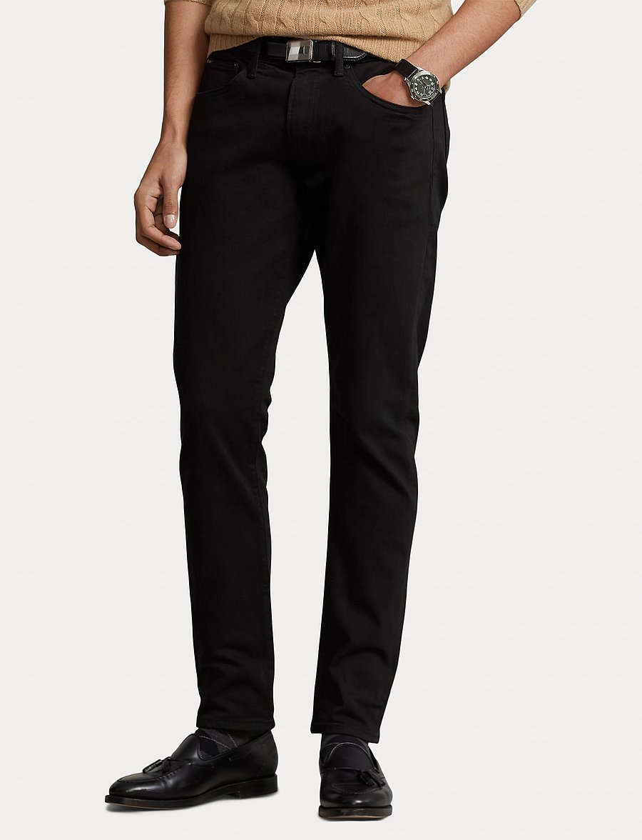 Polo Ralph Lauren - Sullivan Slim Stretch Jean - džinsa bikses ar tievām starām - hdn black stretch - 5