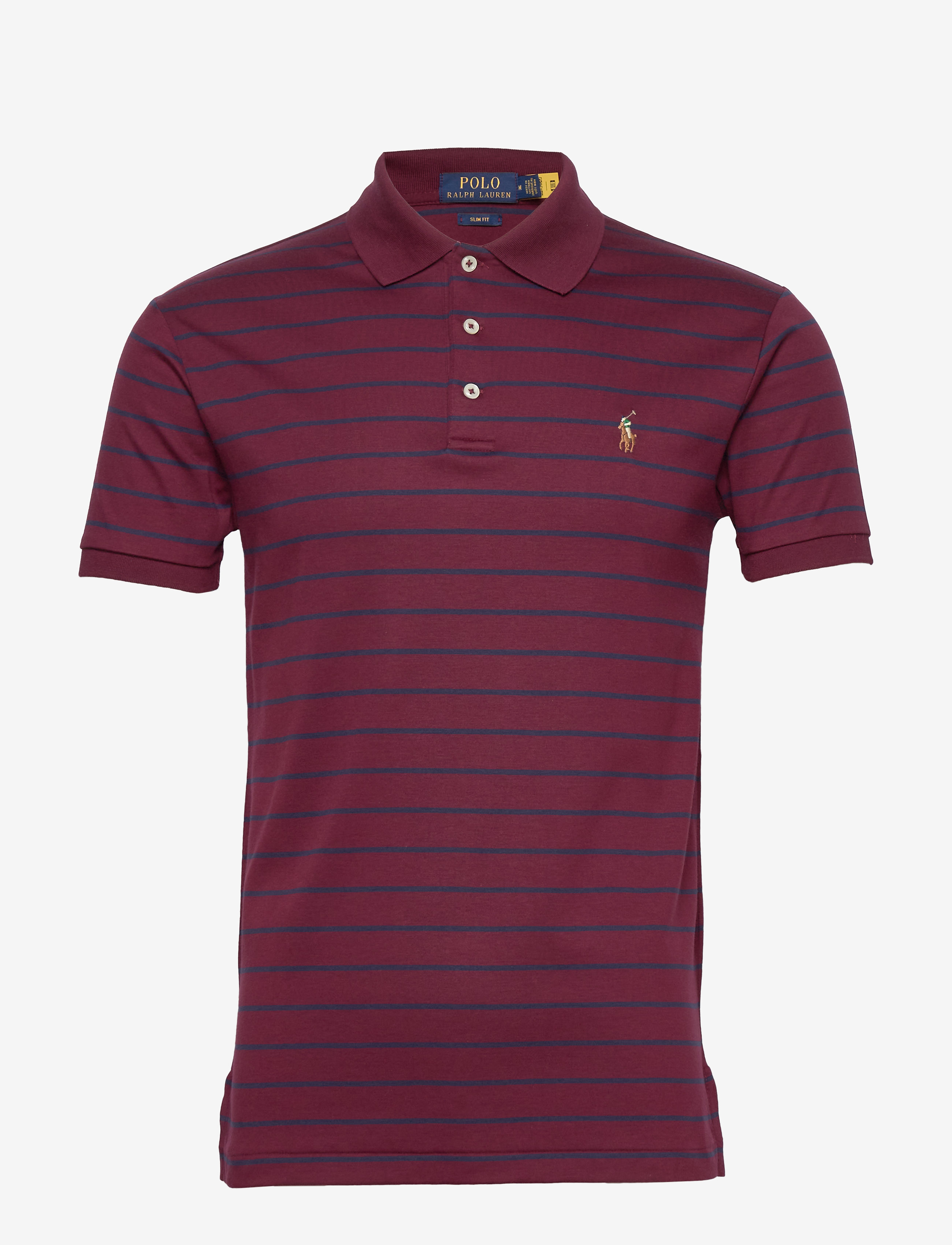 Polo Ralph Lauren - Slim Fit Interlock Polo Shirt - classic wine/fren - 0
