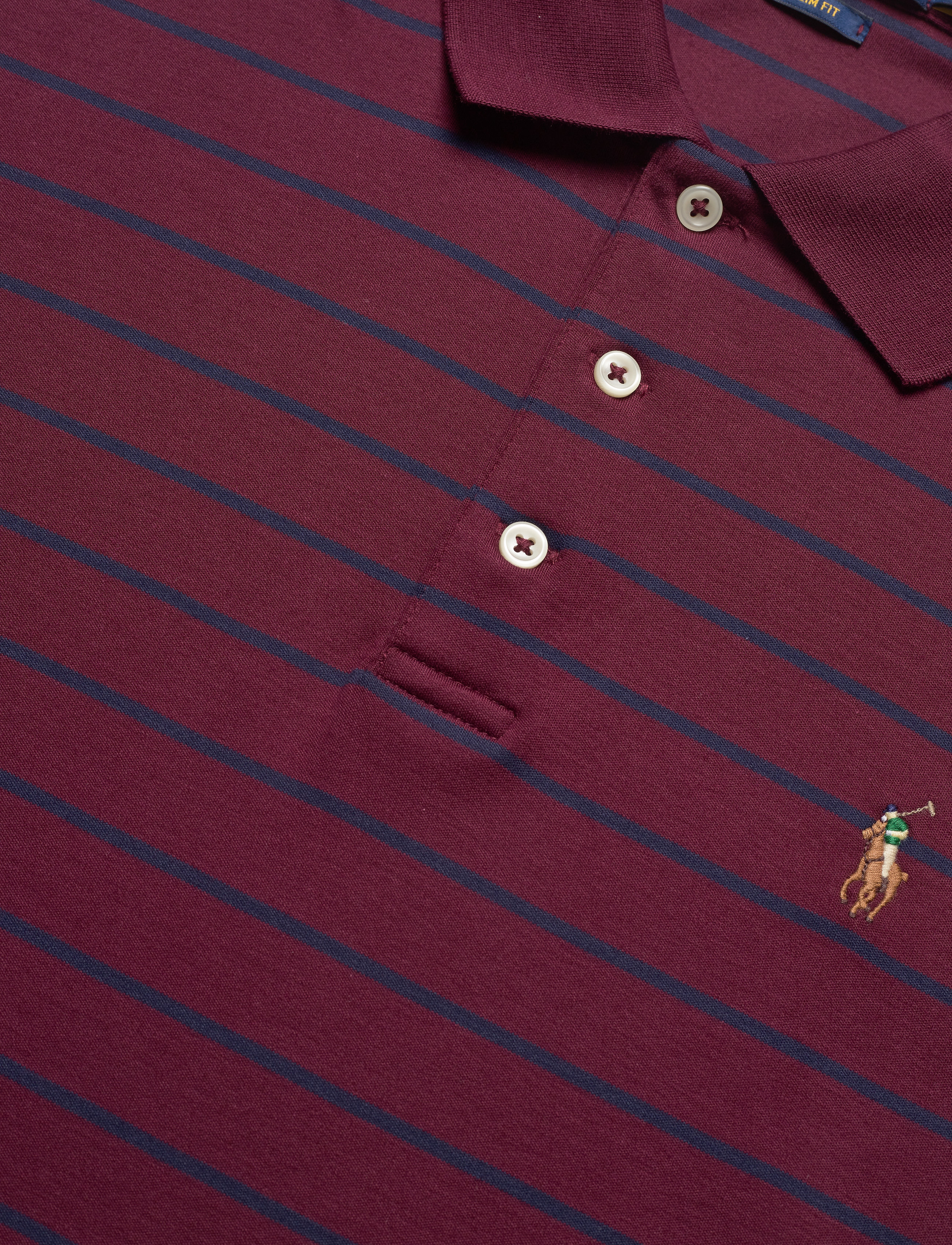 Polo Ralph Lauren - Slim Fit Interlock Polo Shirt - classic wine/fren - 2