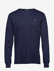 Polo Ralph Lauren - Custom Slim Fit Soft Cotton T-Shirt - langermede t-skjorter - navy - 1