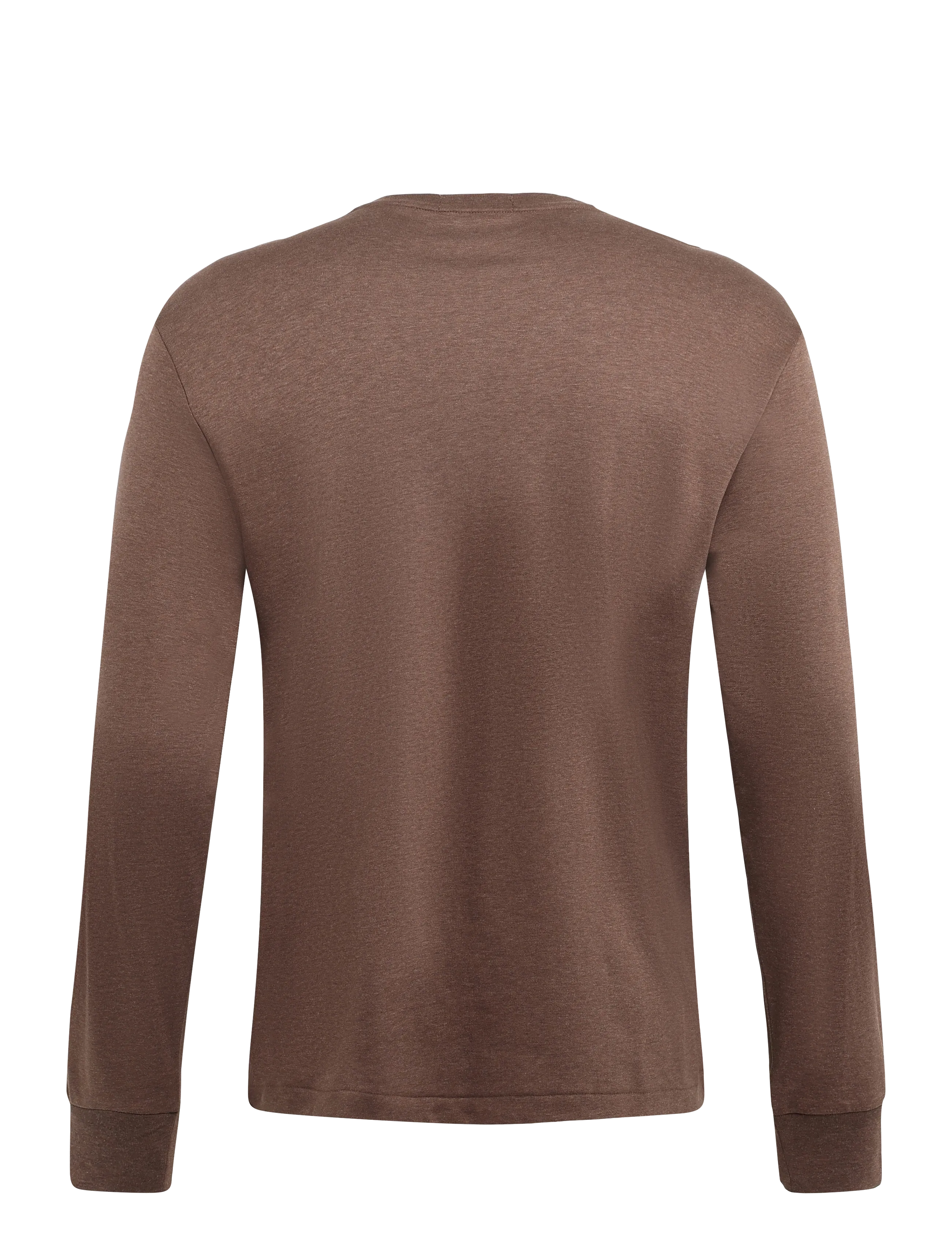 Polo Ralph Lauren - PIMA POLO-LSL-TSH - langärmelig - nutmeg brown heat - 1