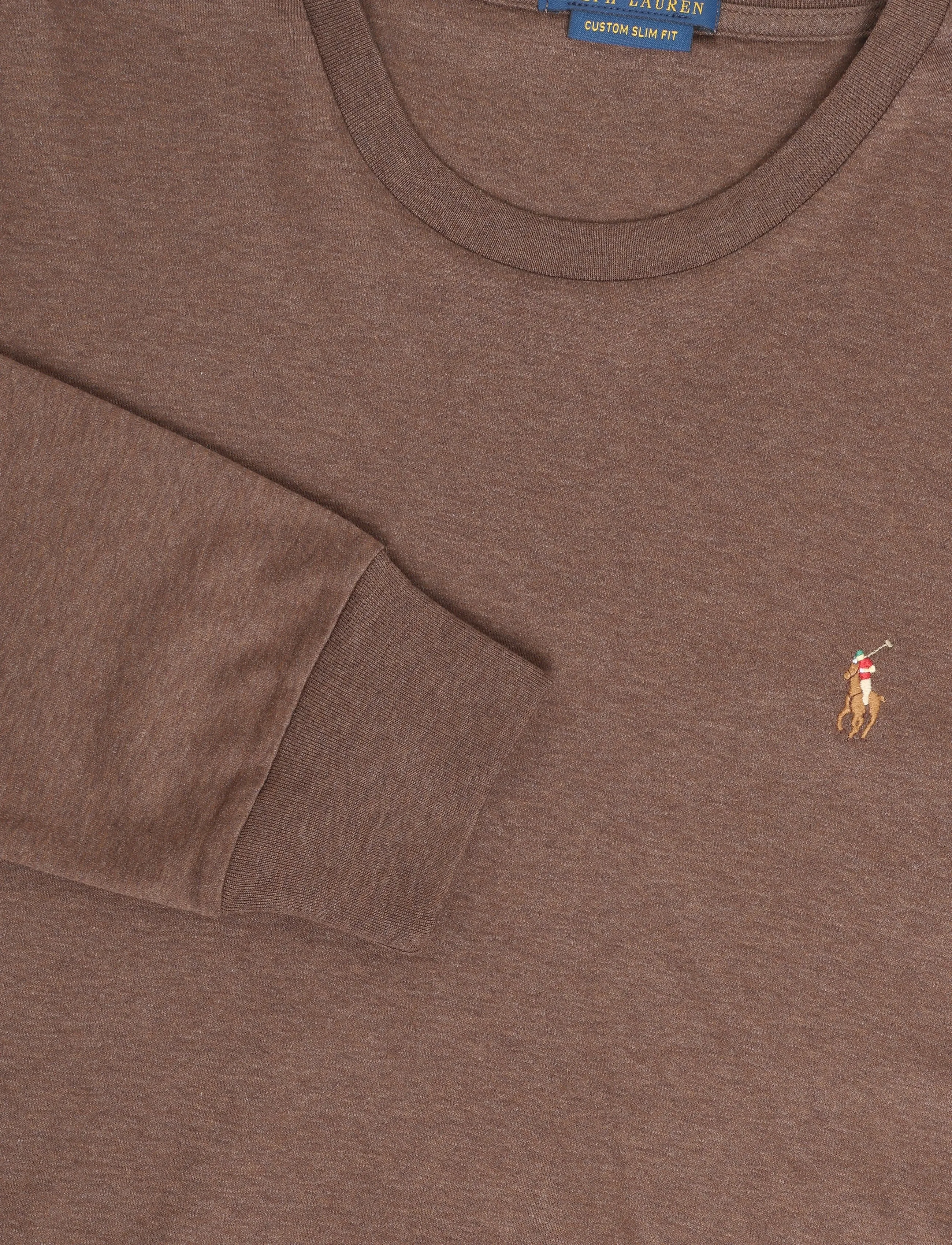Polo Ralph Lauren - PIMA POLO-LSL-TSH - langärmelig - nutmeg brown heat - 2