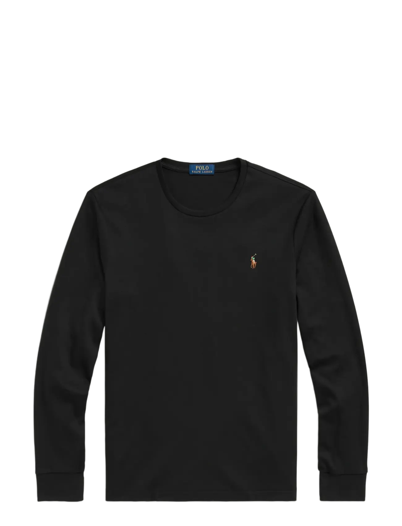 Polo Ralph Lauren - PIMA POLO-LSL-TSH - langærmede t-shirts - polo black - 1