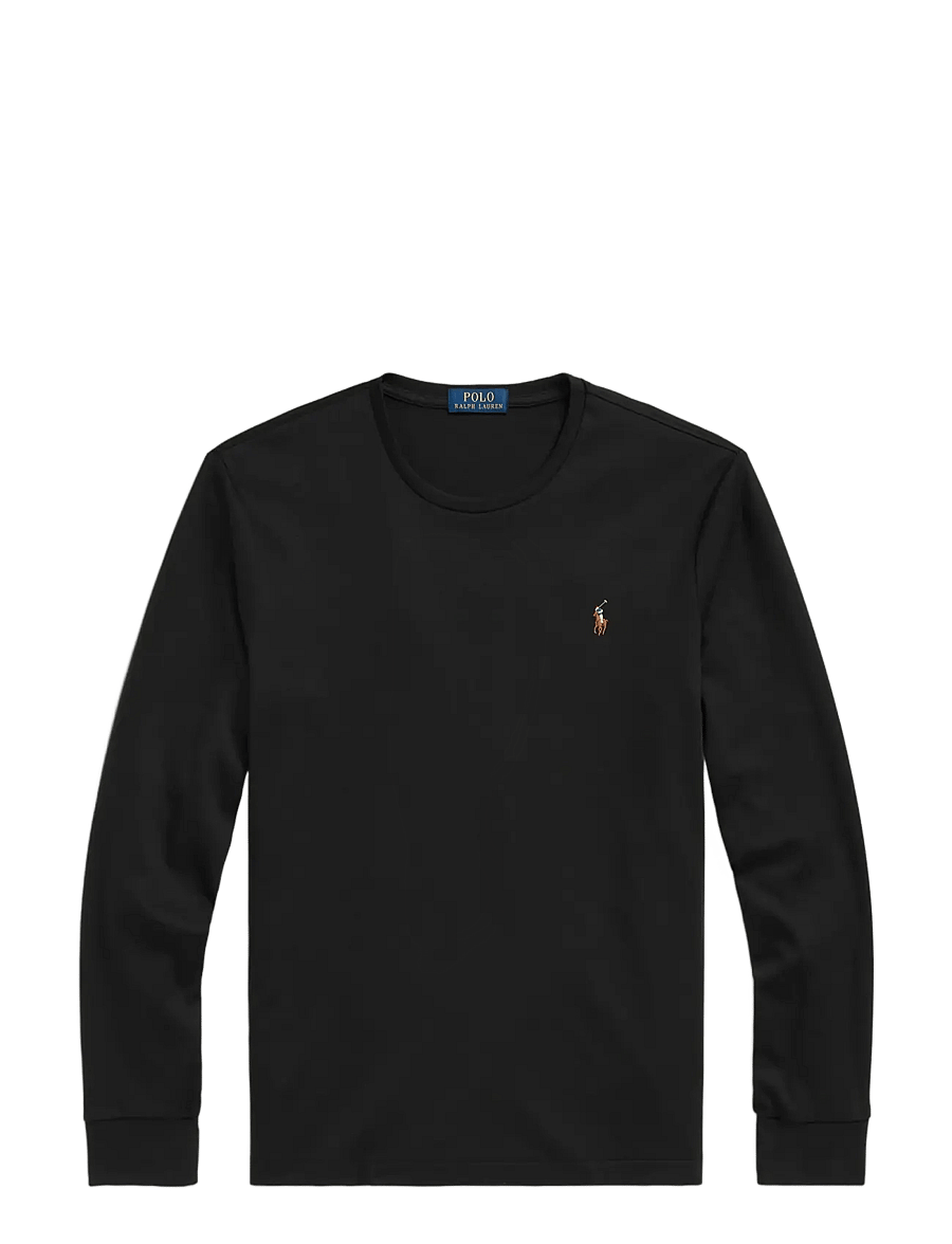 Polo Ralph Lauren - PIMA POLO-LSL-TSH - langärmelig - polo black - 1