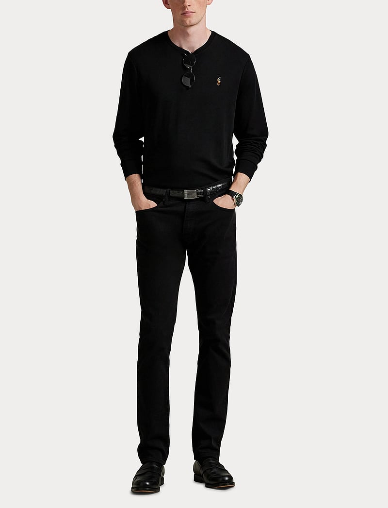 Polo Ralph Lauren - Custom Slim Fit Soft Cotton T-Shirt - langärmelig - polo black - 4