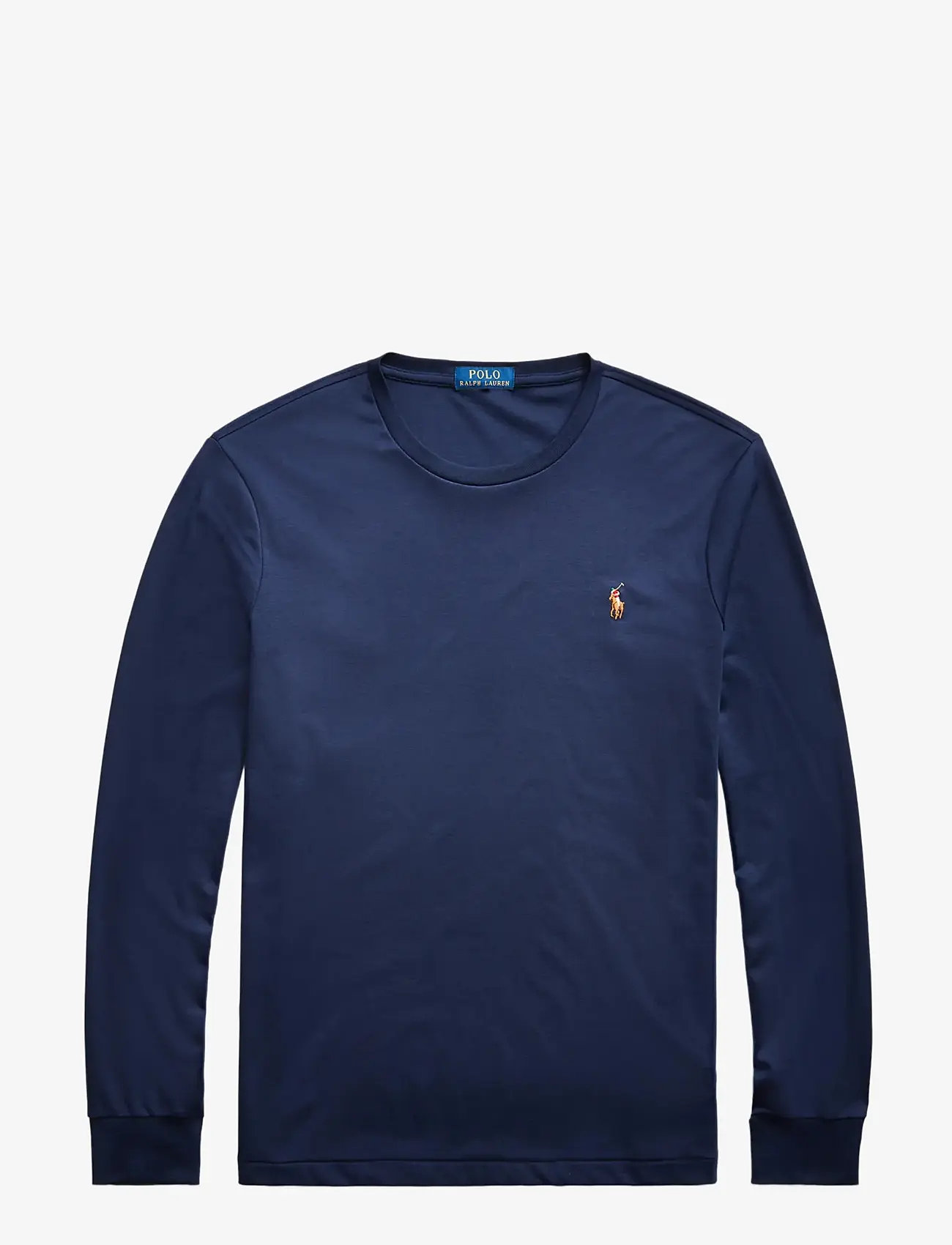 Polo Ralph Lauren - Custom Slim Fit Soft Cotton T-Shirt - long-sleeved t-shirts - refined navy - 2