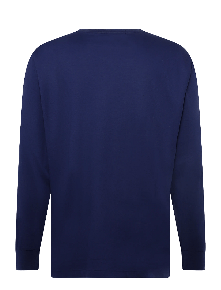 Polo Ralph Lauren - Custom Slim Fit Soft Cotton T-Shirt - långärmade t-shirts - refined navy - 2