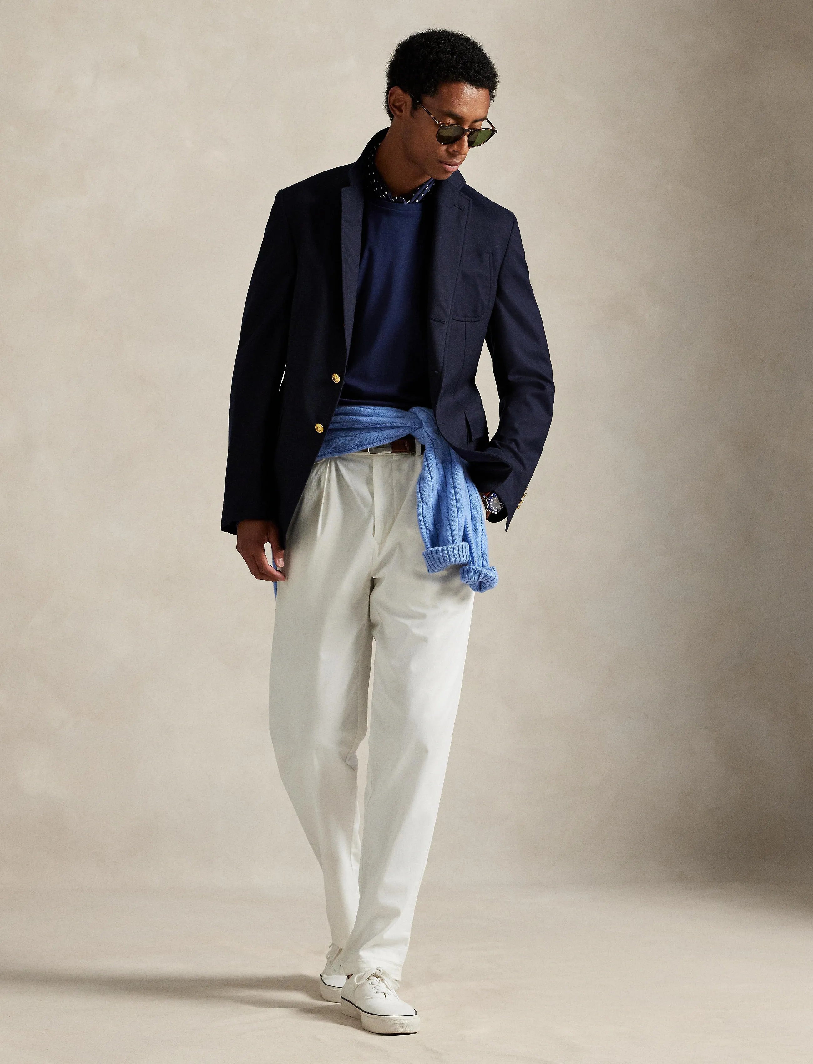 Custom Slim Fit Soft Cotton T-Shirt - REFINED NAVY