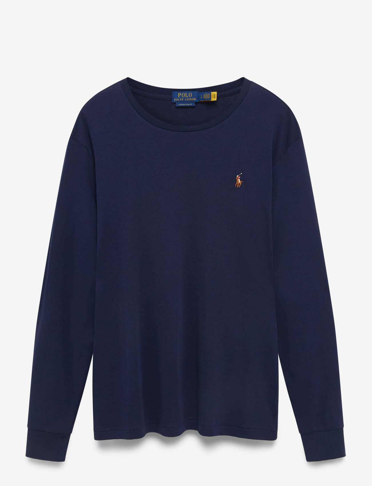 Polo Ralph Lauren - Custom Slim Fit Soft Cotton T-Shirt - t-shirts - refined navy - 2