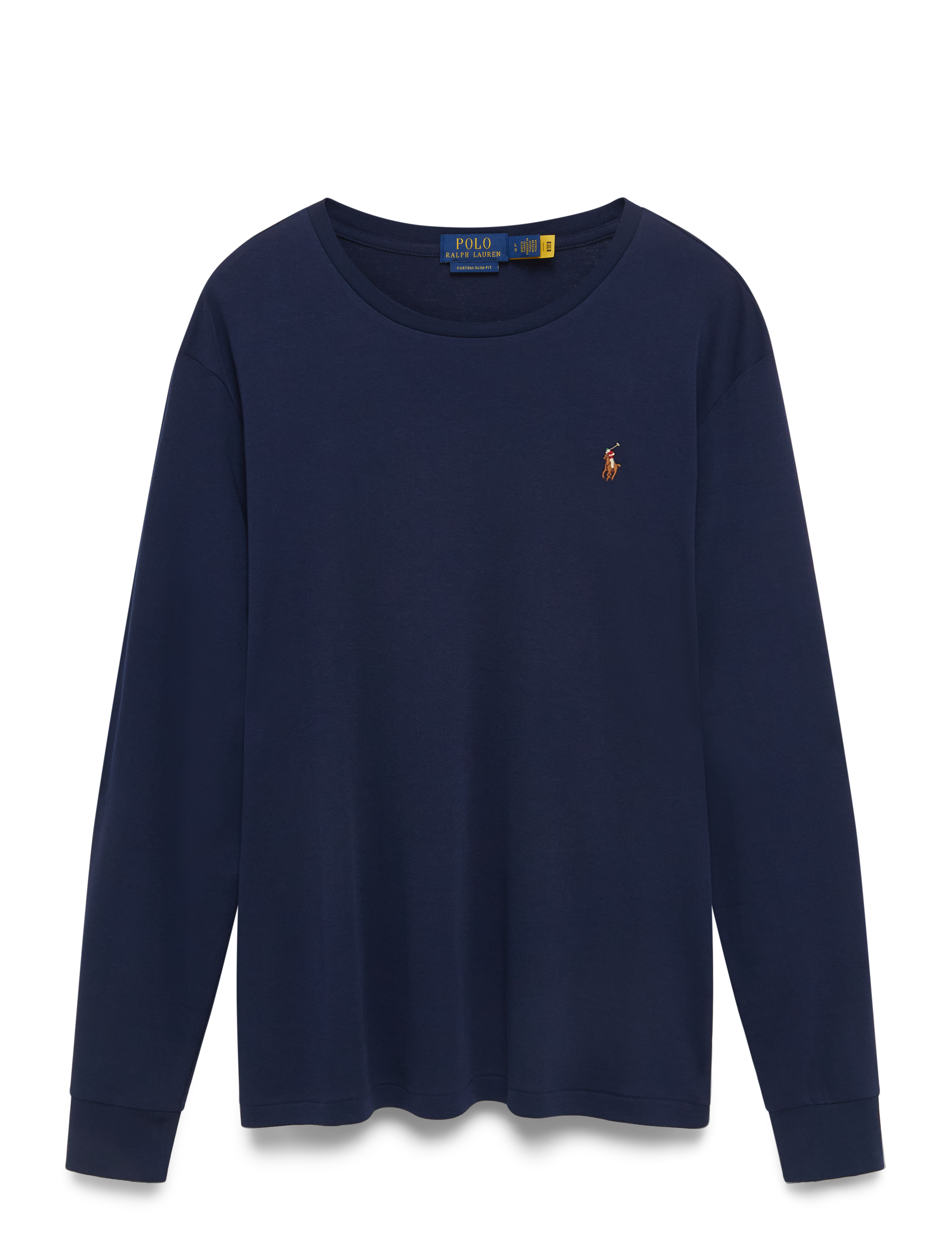 Polo Ralph Lauren - PIMA POLO-LSL-TSH - long-sleeved t-shirts - refined navy - 1