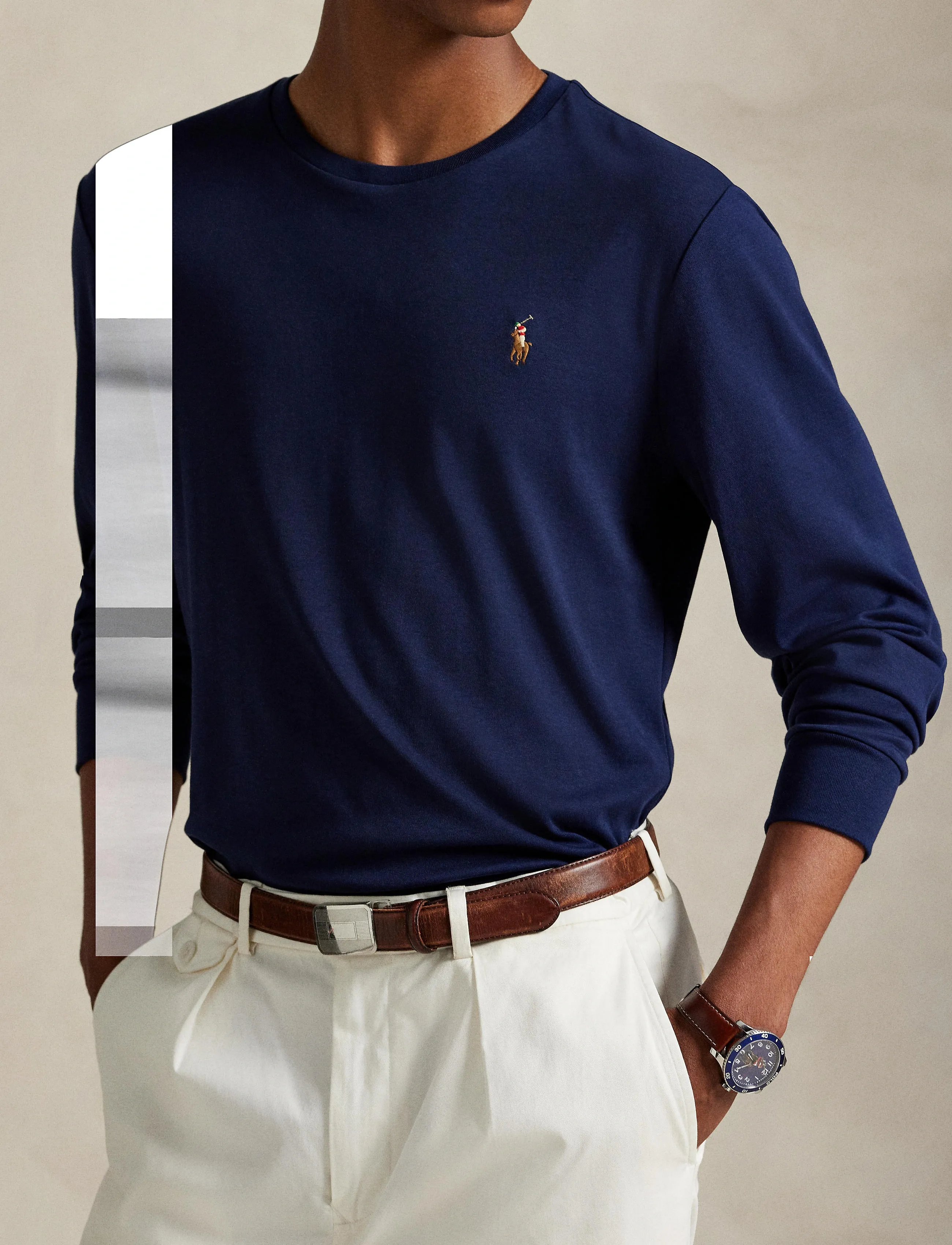 Polo Ralph Lauren Custom Slim Fit Soft Cotton T-Shirt herr – bild 7