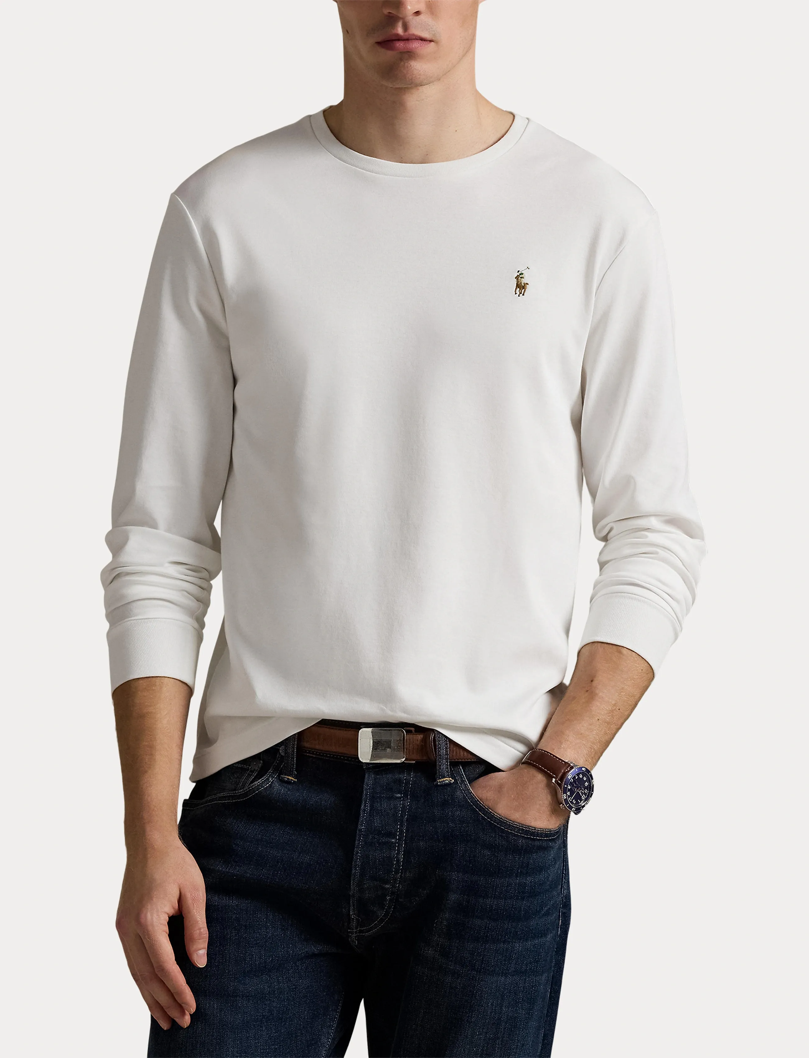 Polo Ralph Lauren Custom Slim Fit Soft Cotton T-Shirt herr – bild 5