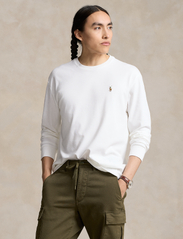 Polo Ralph Lauren - Custom Slim Fit Soft Cotton T-Shirt - t-shirts à manches longues - white - 0
