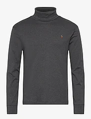 Polo Ralph Lauren - Soft Cotton Roll Neck - long-sleeved t-shirts - barclay heather - 1