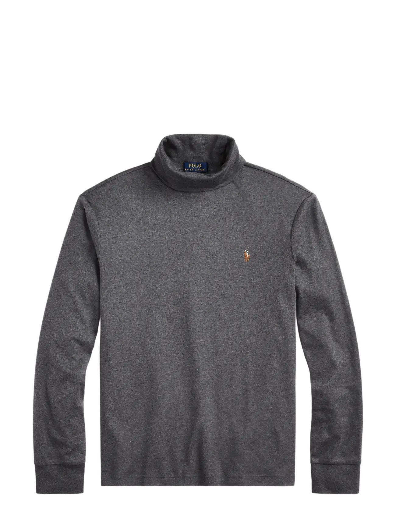 Soft Cotton Turtleneck - BARCLAY HEATHER