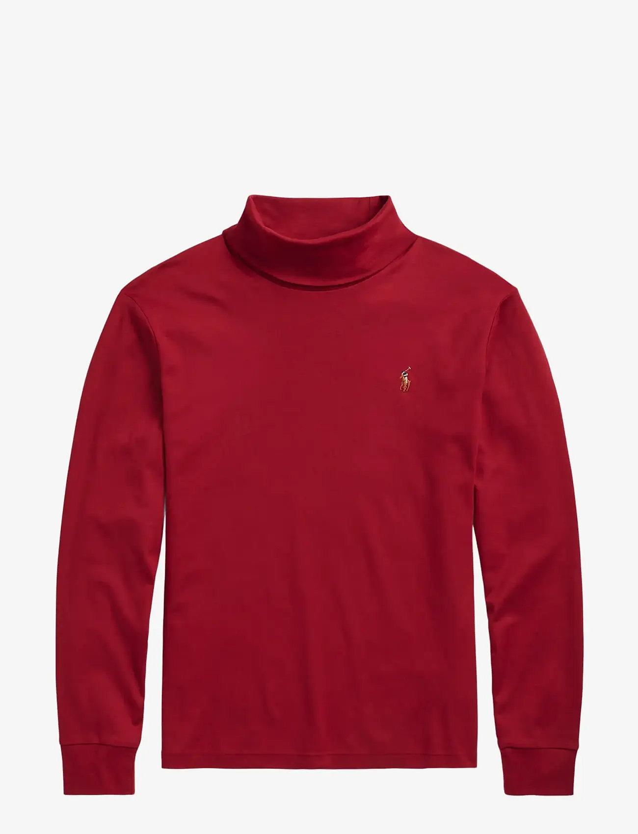 Polo Ralph Lauren - Soft Cotton Turtleneck - langærmede t-shirts - holiday red - 1