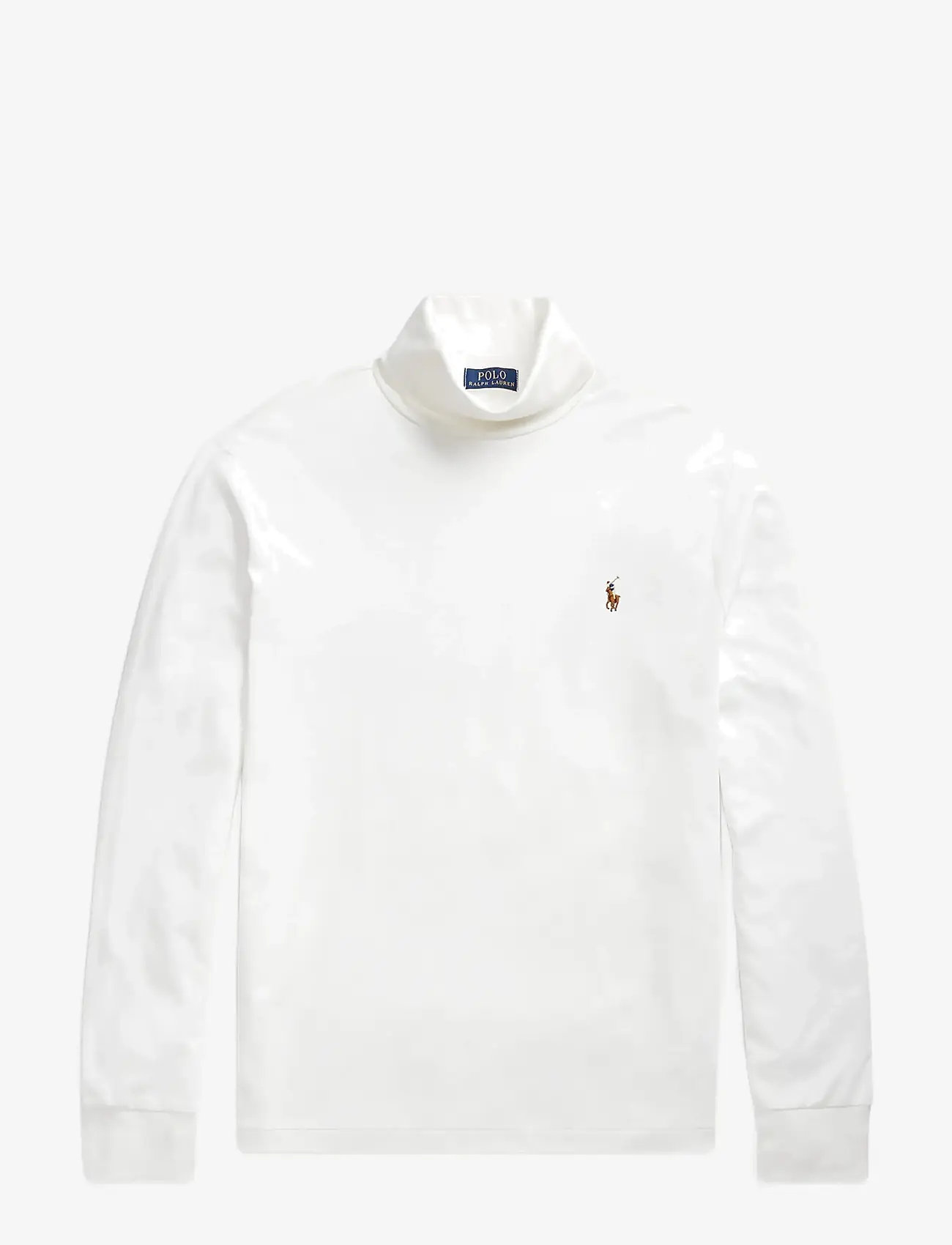 Polo Ralph Lauren - Soft Cotton Turtleneck - langærmede t-shirts - nevis - 1