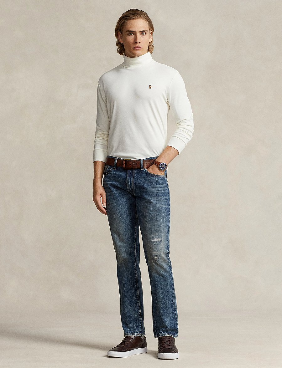Polo Ralph Lauren - Soft Cotton Turtleneck - langärmelig - nevis - 0
