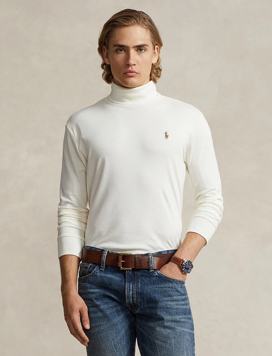 Polo Ralph Lauren - Soft Cotton Turtleneck - langärmelig - nevis - 3