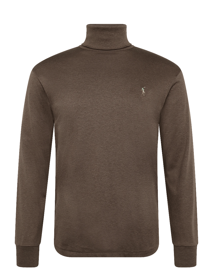 Polo Ralph Lauren - Soft Cotton Turtleneck - pikkade varrukatega t-särgid - nutmeg brown heat - 0