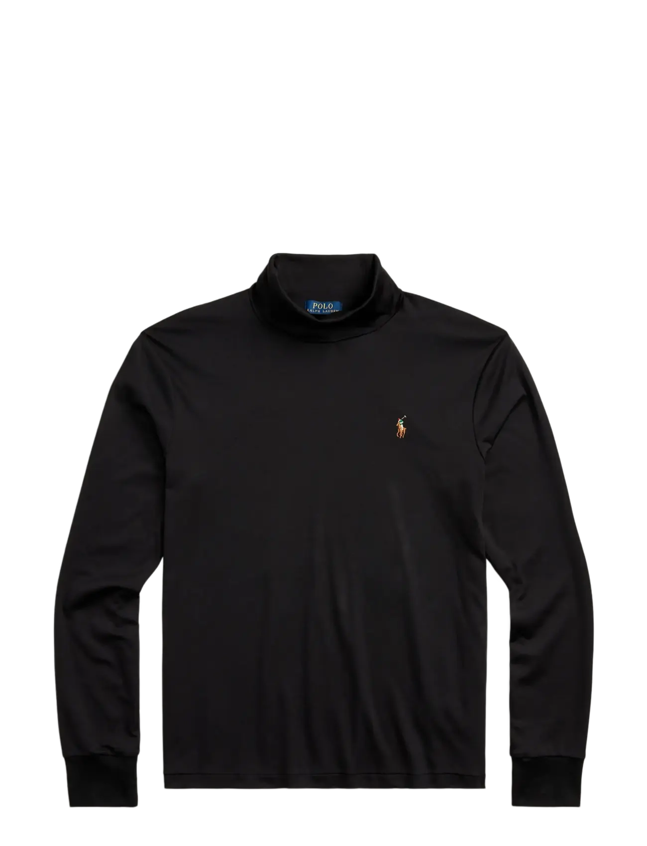 Polo Ralph Lauren - Soft Cotton Turtleneck - långärmade t-shirts - polo black - 2