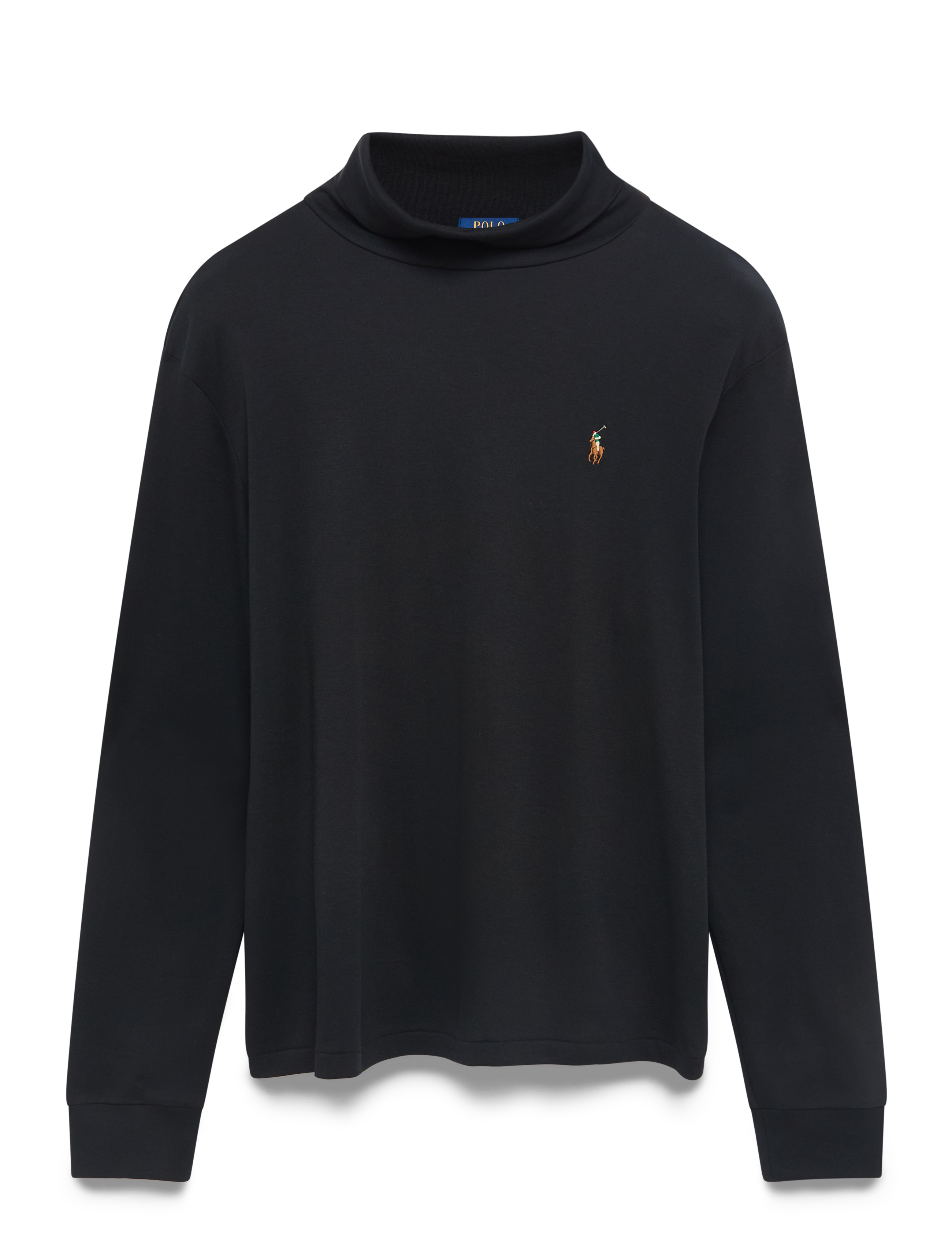Polo Ralph Lauren Soft Cotton Turtleneck - T-shirts - POLO BLACK / black