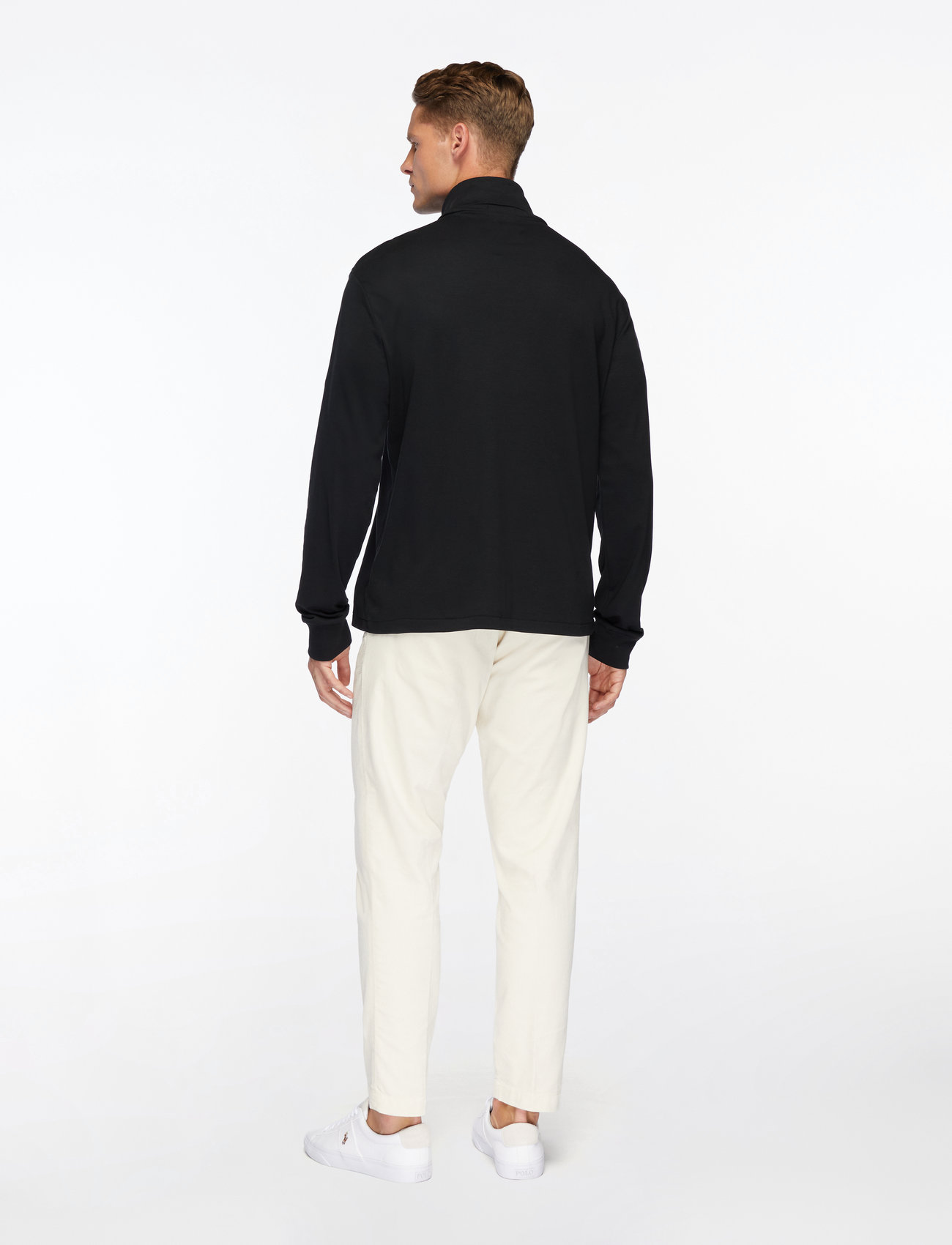 Polo Ralph Lauren - Soft Cotton Turtleneck - langærmede t-shirts - polo black - 5