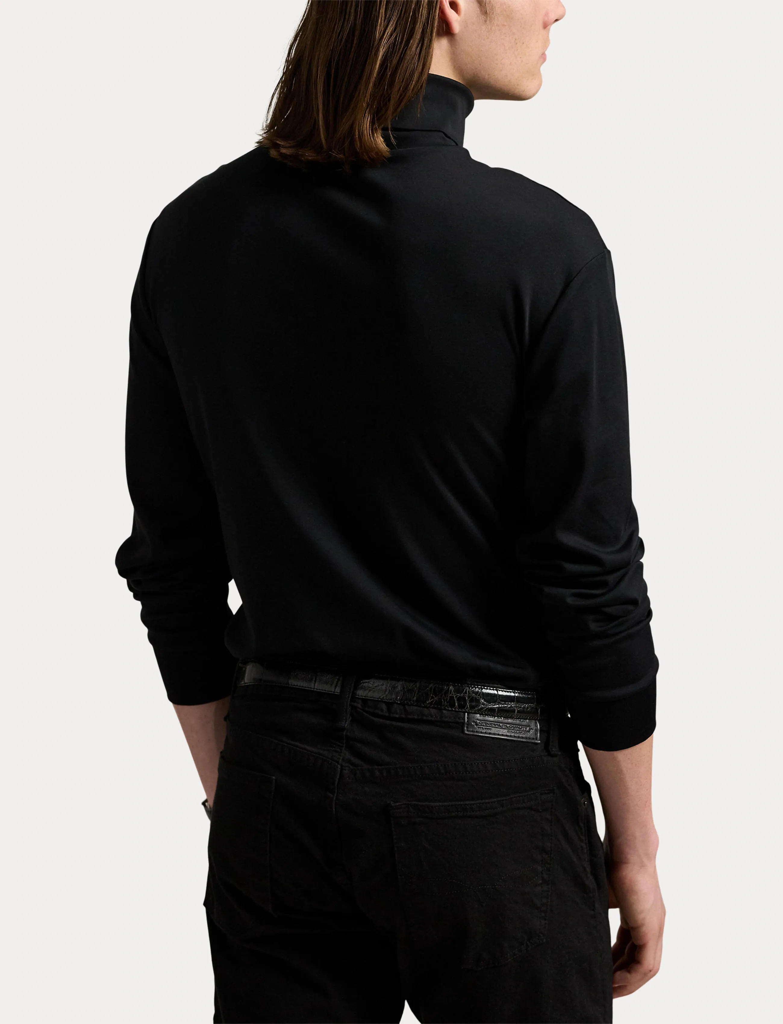 Polo Ralph Lauren Soft Cotton Turtleneck långärmade t-shirts herr – bild 6