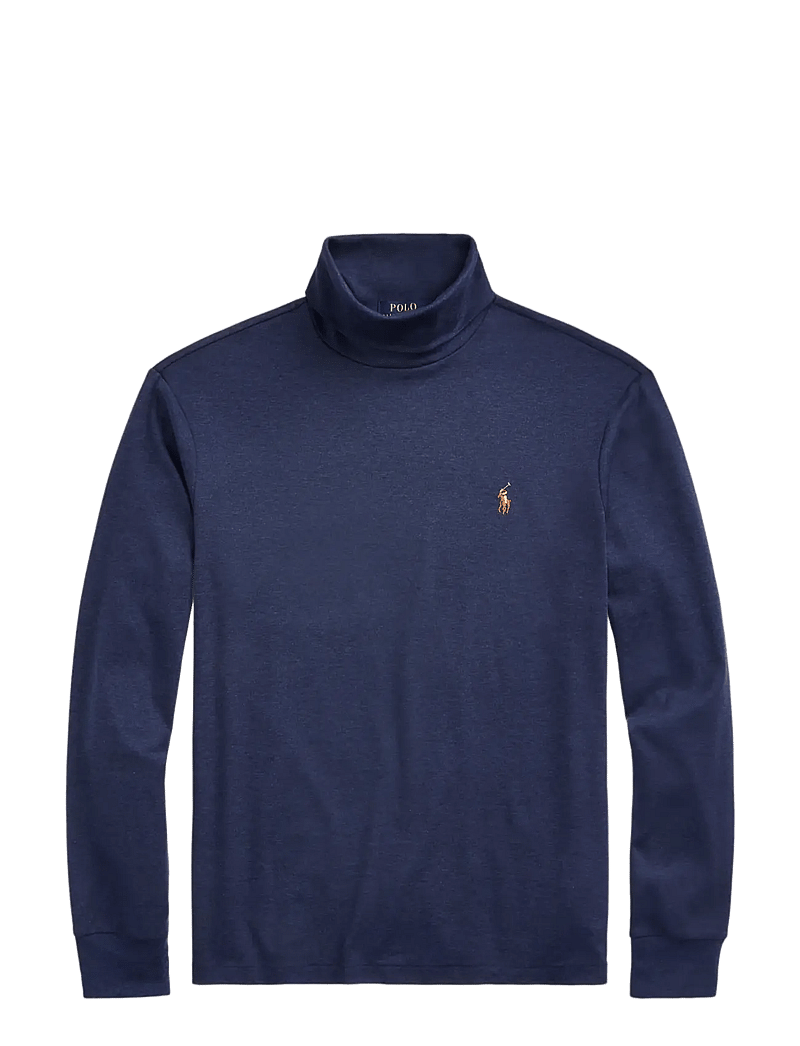 Polo Ralph Lauren - Soft Cotton Turtleneck - långärmade t-shirts - spring navy heath - 1