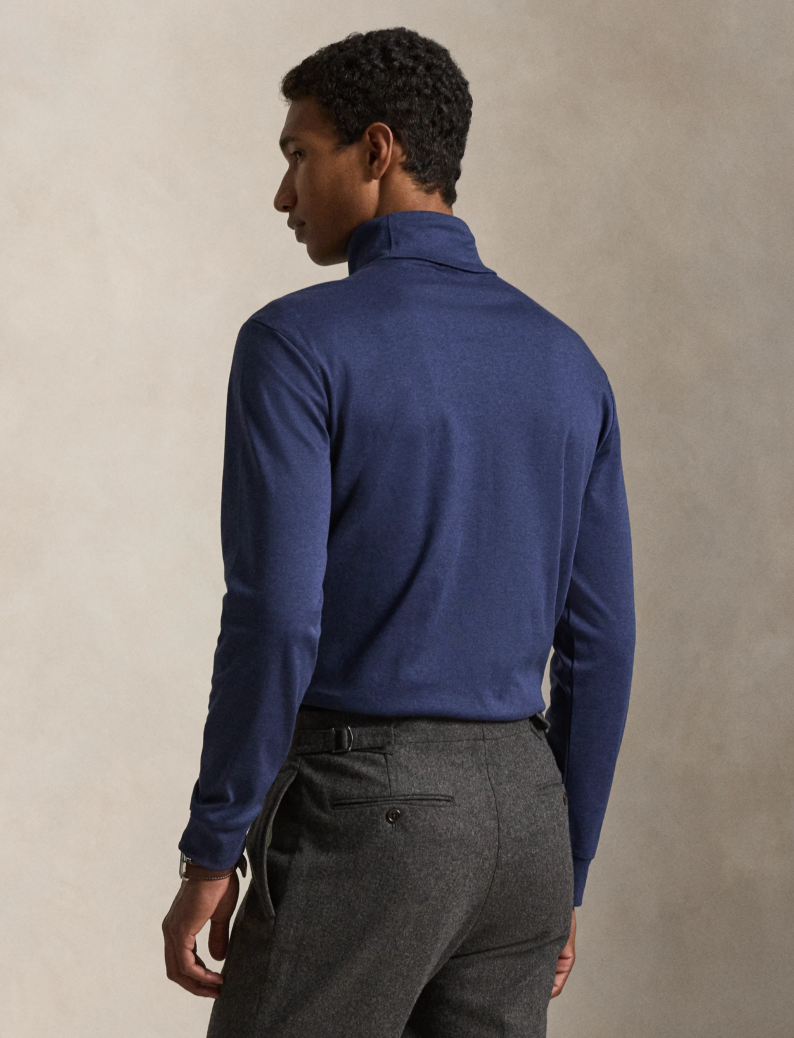 Polo Ralph Lauren - SOFT TOUCH-LSTURTLEM1 - langærmede t-shirts - spring navy heath - 2