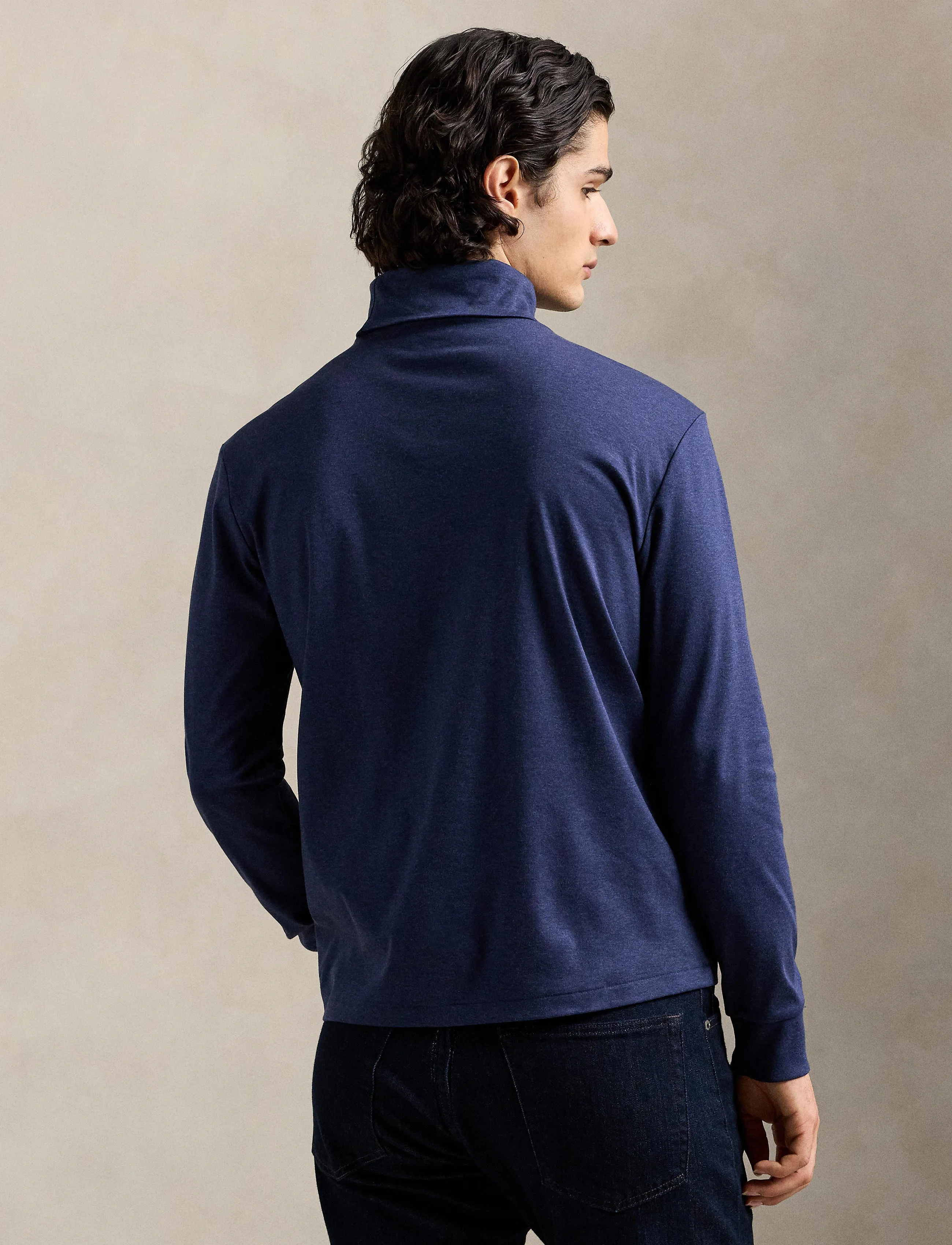 Polo Ralph Lauren - Soft Cotton Turtleneck - basic t-shirts - spring navy heath - 2