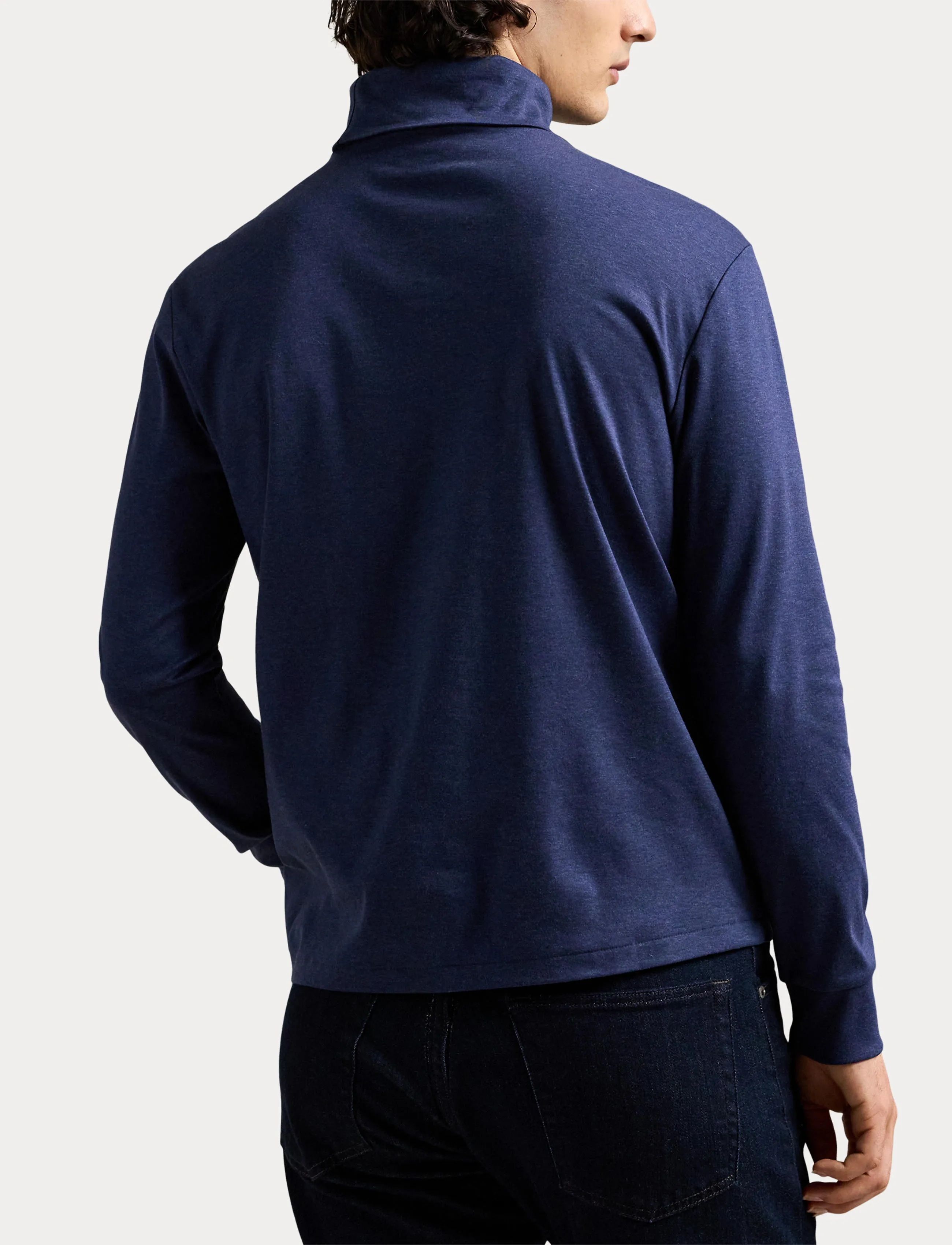 Polo Ralph Lauren Soft Cotton Turtleneck långärmade t-shirts herr – bild 6
