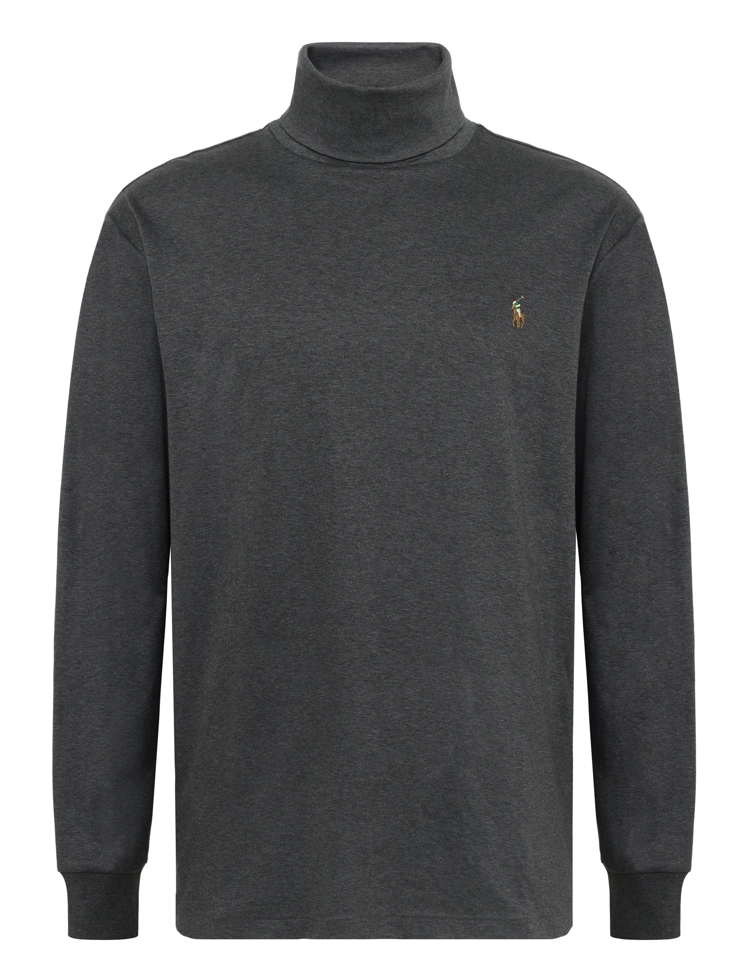 Polo Ralph Lauren SOFT TOUCH-LSTURTLEM1 - T-shirts - WINDSOR HEATHER / grey