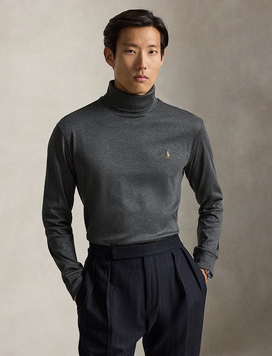 Polo Ralph Lauren - Soft Cotton Turtleneck - langärmelig - windsor heather - 0