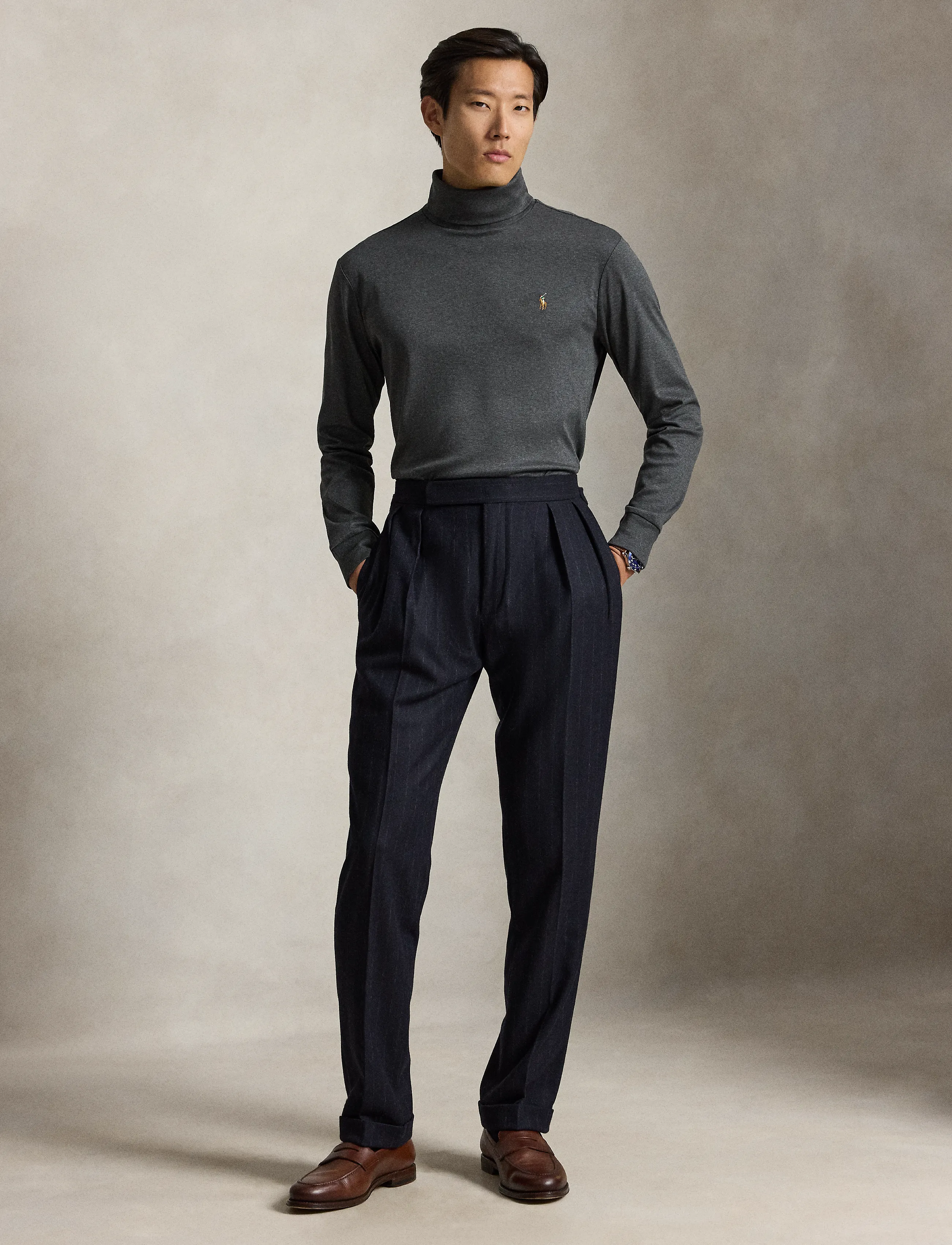Polo Ralph Lauren - Soft Cotton Turtleneck - langärmelig - windsor heather - 4