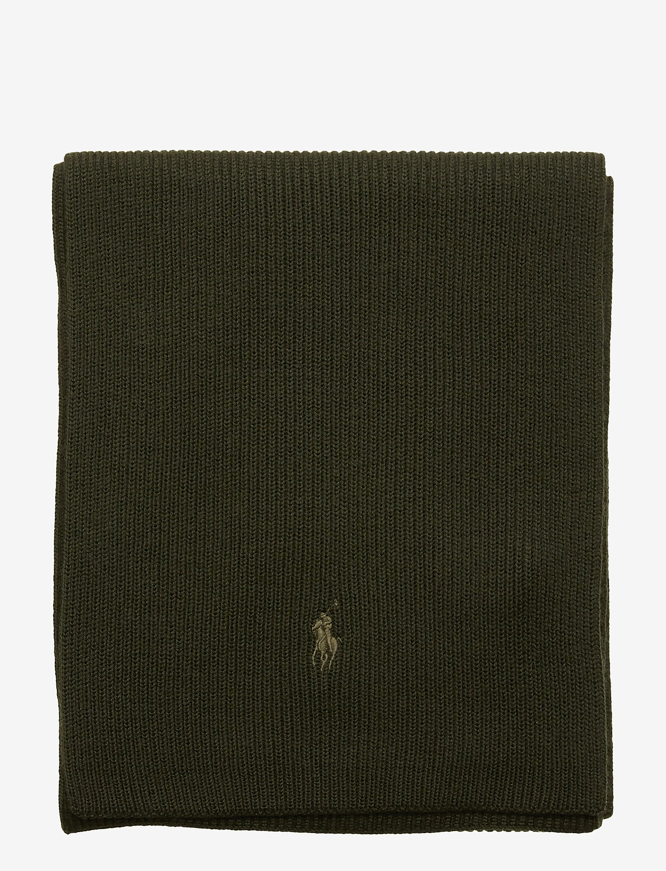 Polo Ralph Lauren - Signature Pony Wool Scarf - oil cloth green - 2
