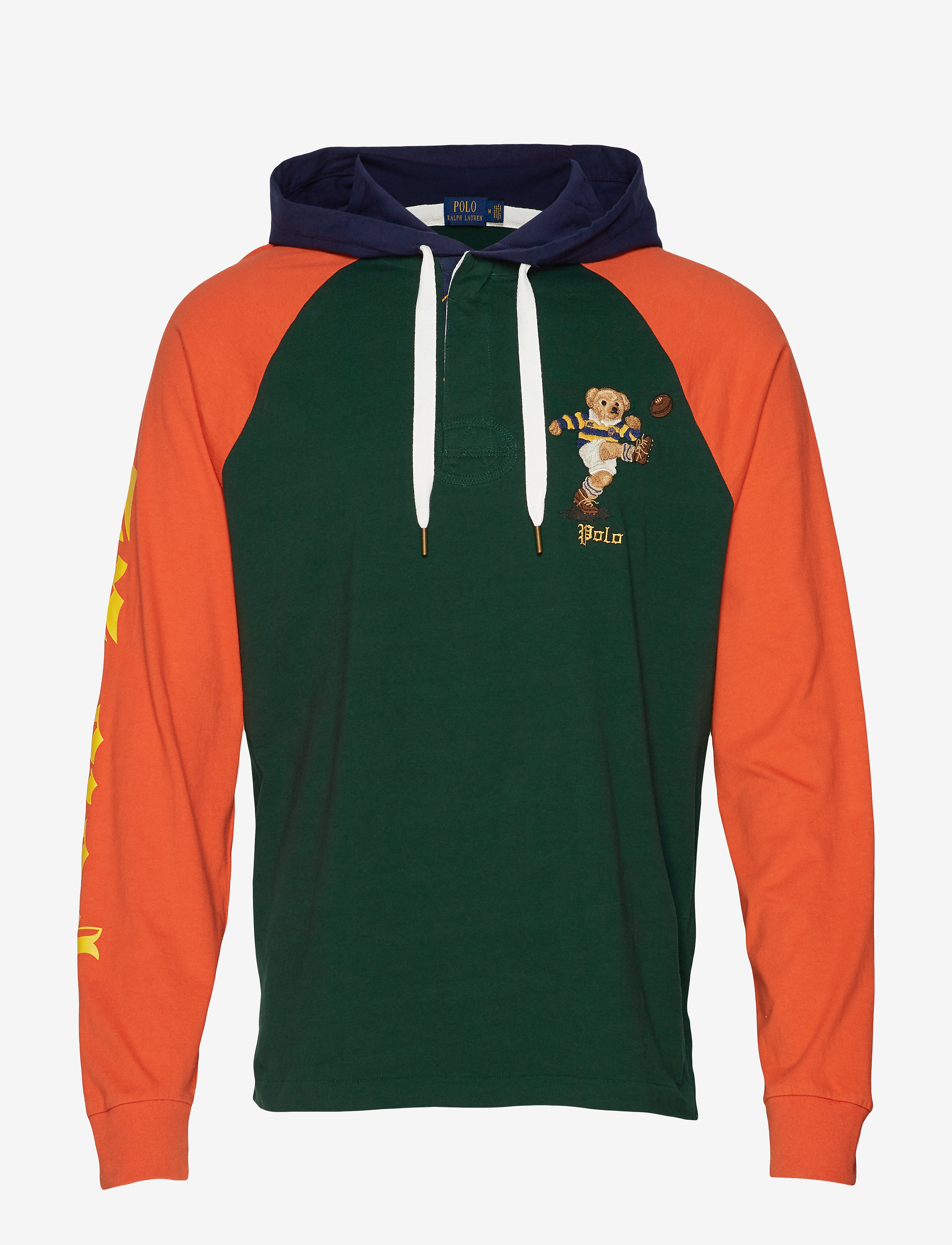 Polo Ralph Lauren - LSPOHOODM2-LONG SLEEVE-KNIT - college green mul - 0