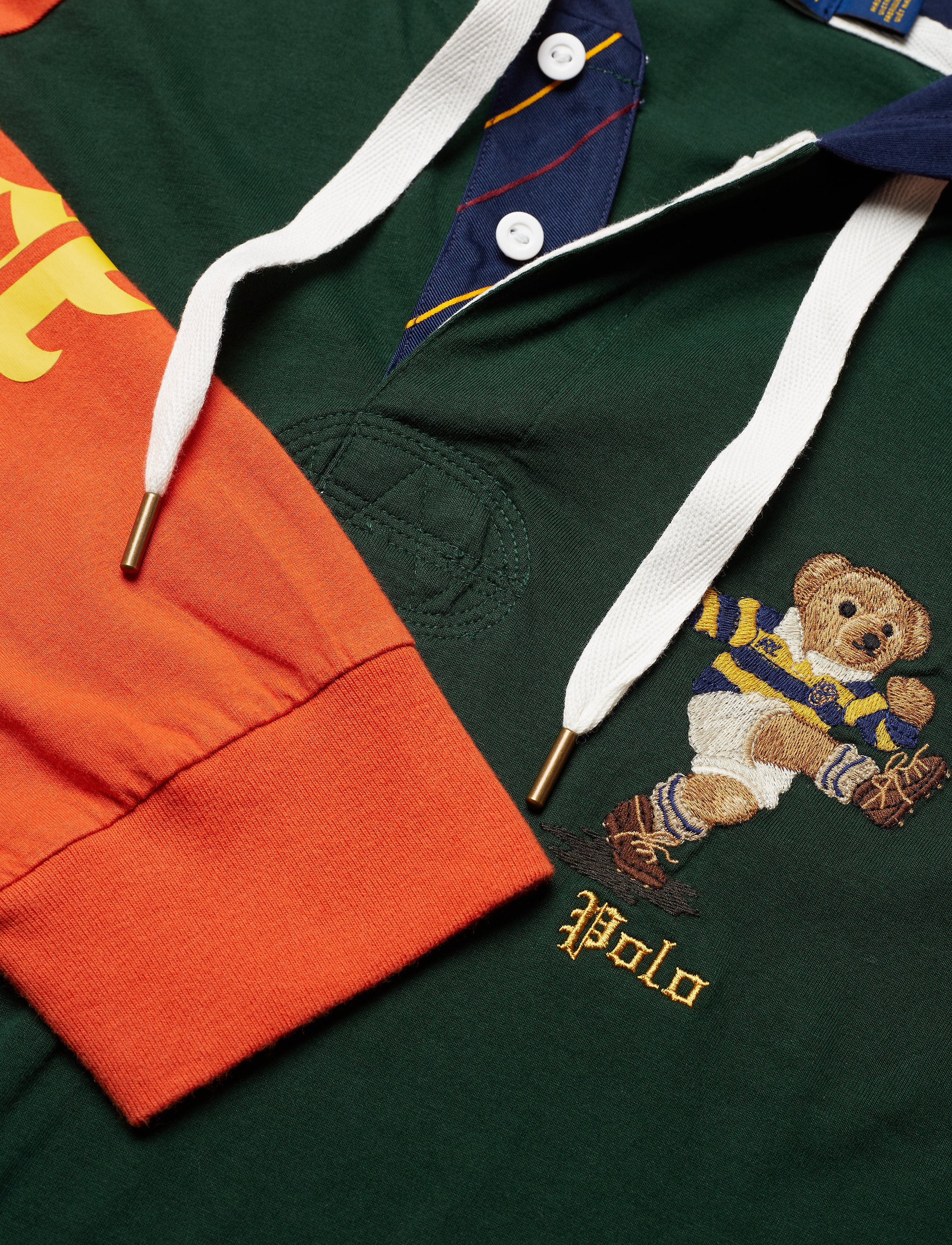 Polo Ralph Lauren - LSPOHOODM2-LONG SLEEVE-KNIT - college green mul - 3
