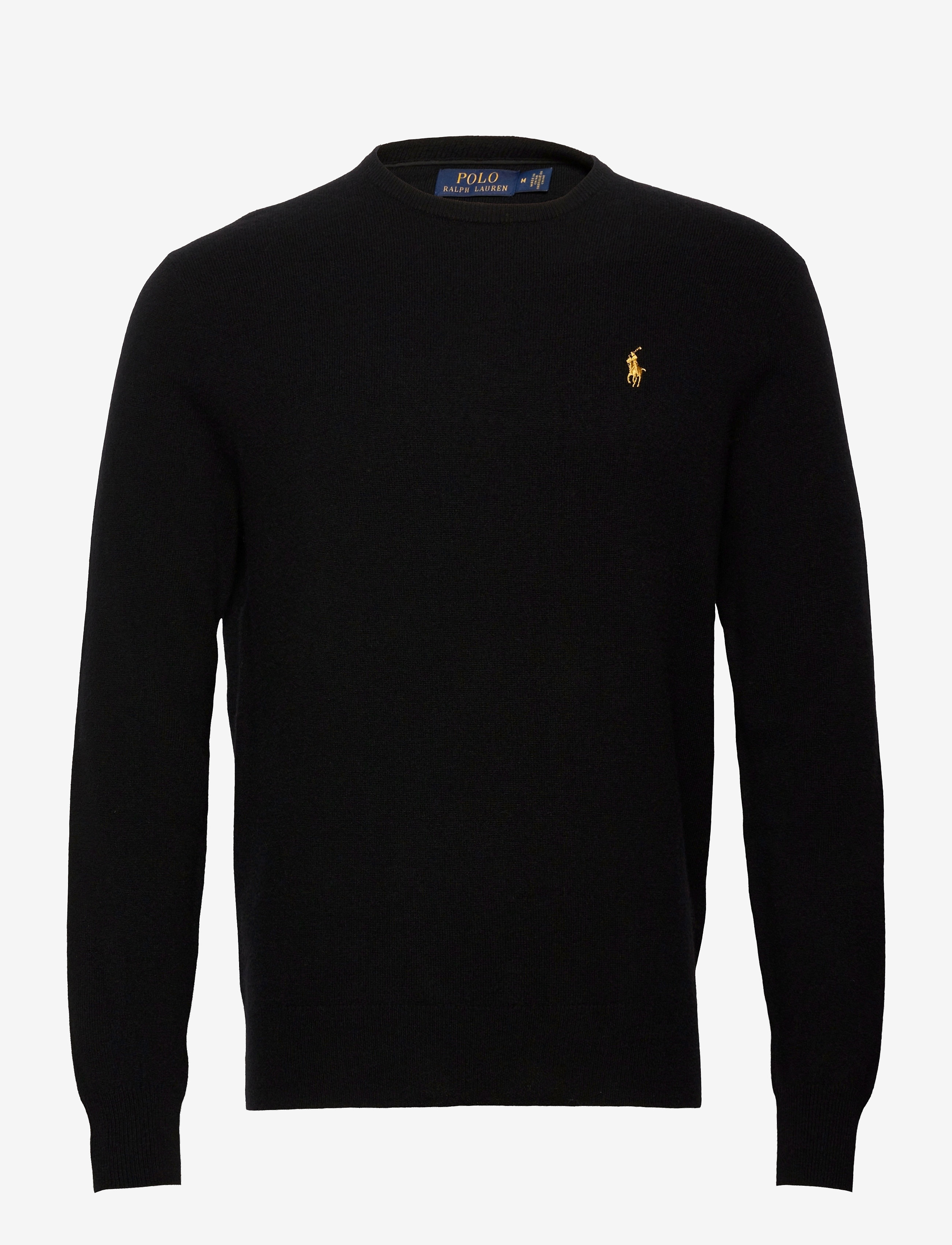 Polo Ralph Lauren - Merino Wool Crewneck Sweater - black w/ gold pp - 0