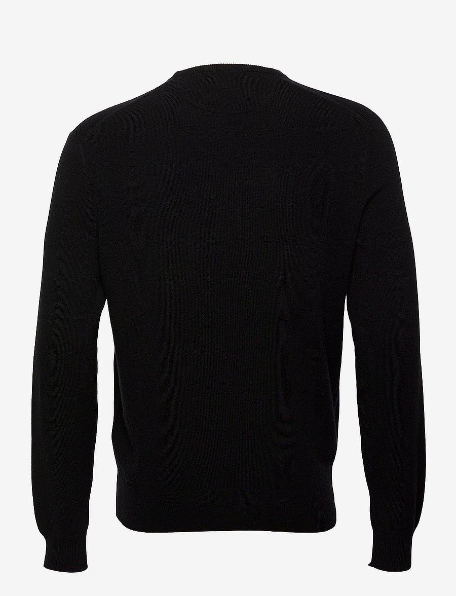 Polo Ralph Lauren - Merino Wool Crewneck Sweater - black w/ gold pp - 1