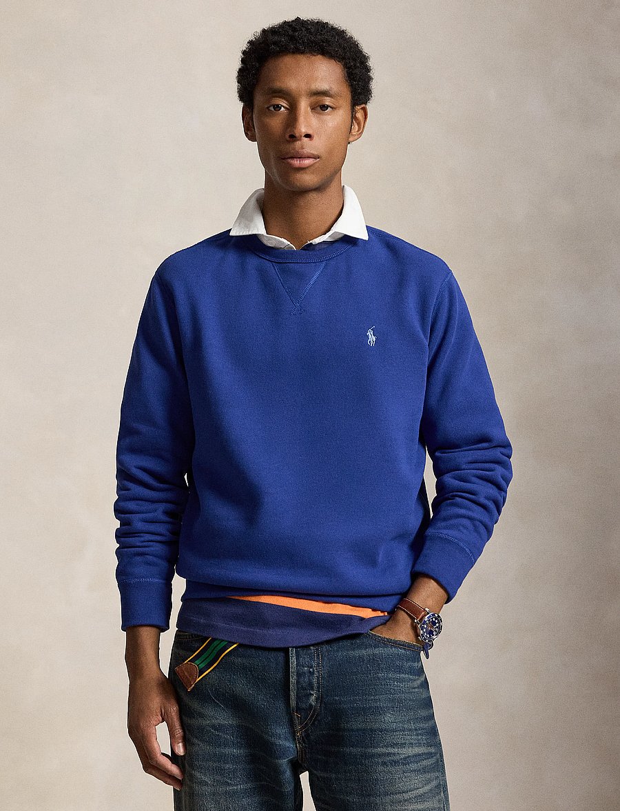 Polo Ralph Lauren - The RL Fleece Sweatshirt - shop by occasion - blue yacht - 0