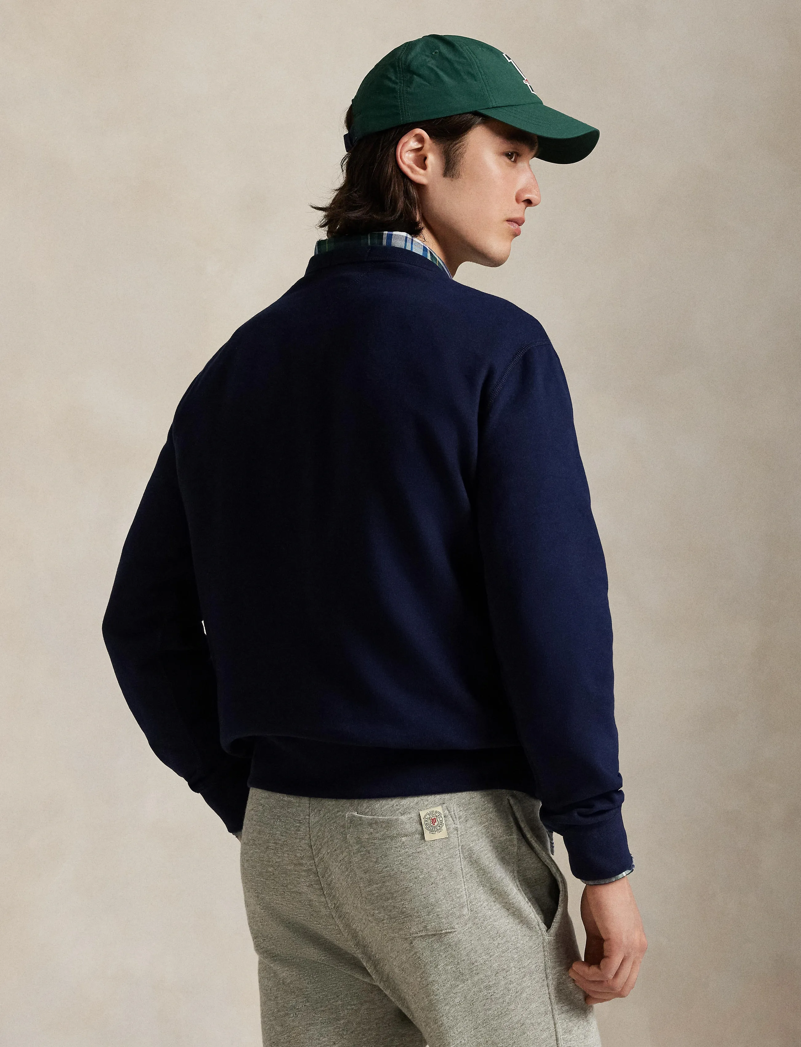 Polo Ralph Lauren - RL FLEECE-LSL-KNT - collegepaidat - cruise navy - 2