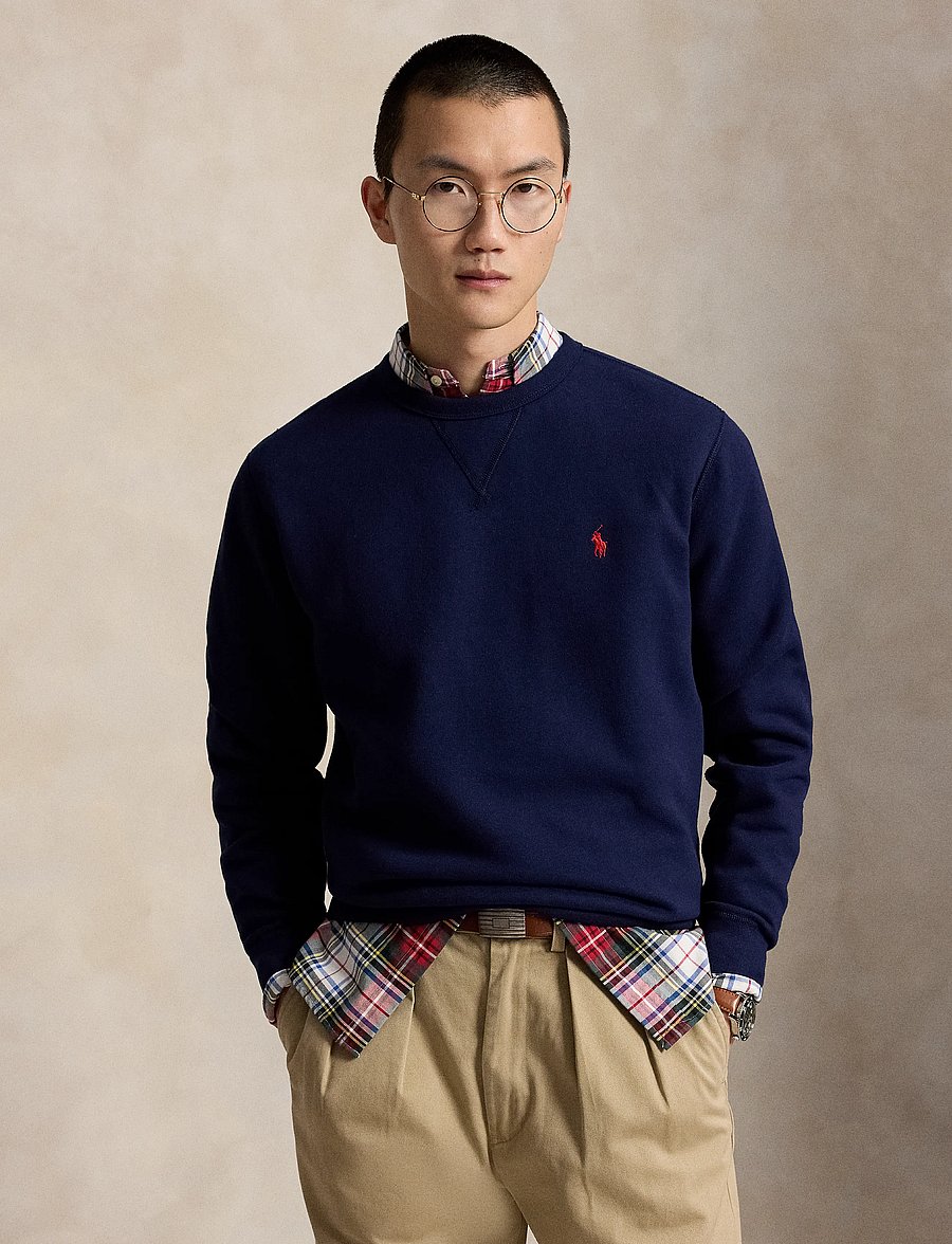 Polo Ralph Lauren - The RL Fleece Sweatshirt - shop by occasion - cruise navy - 3