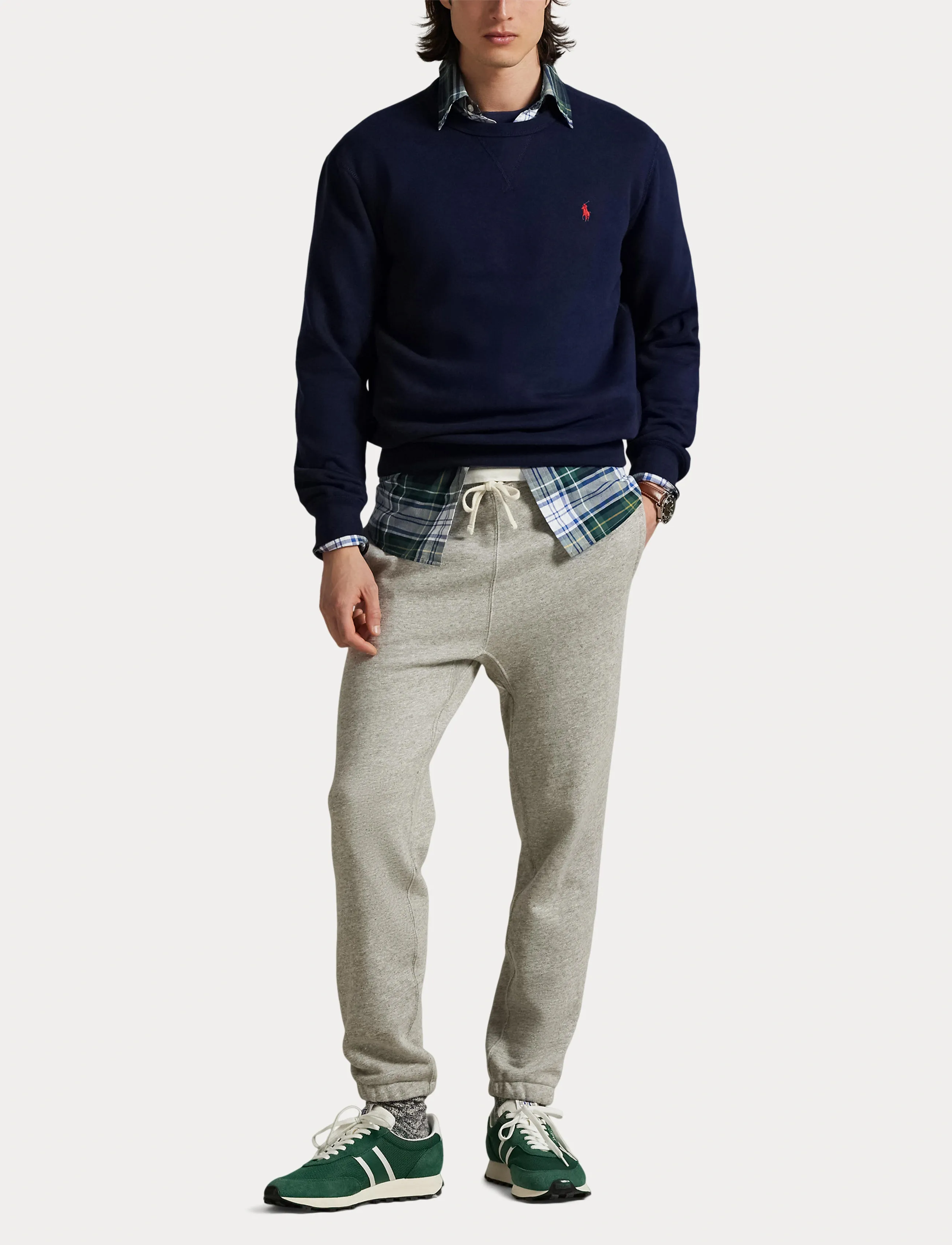 Polo Ralph Lauren - RL FLEECE-LSL-KNT - collegepaidat - cruise navy - 4