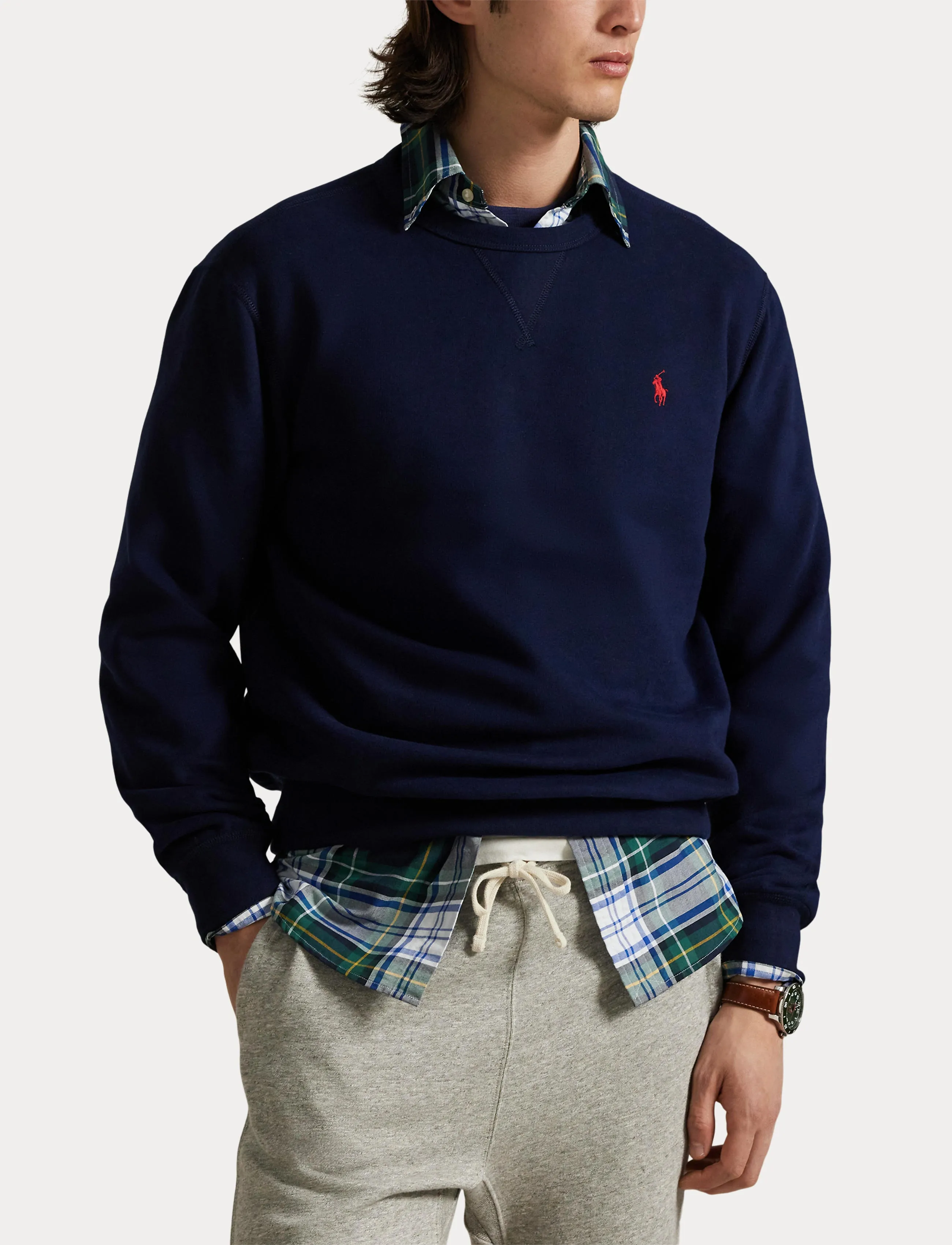 Polo Ralph Lauren - RL FLEECE-LSL-KNT - collegepaidat - cruise navy - 5