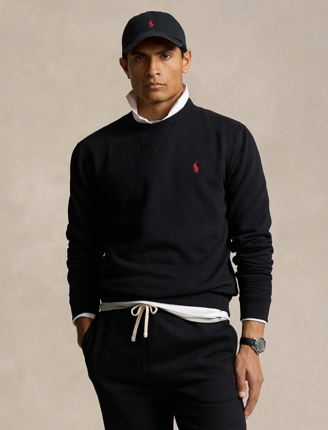 Polo Ralph Lauren - The RL Fleece Sweatshirt - shoppa efter tillfälle - polo black - 0