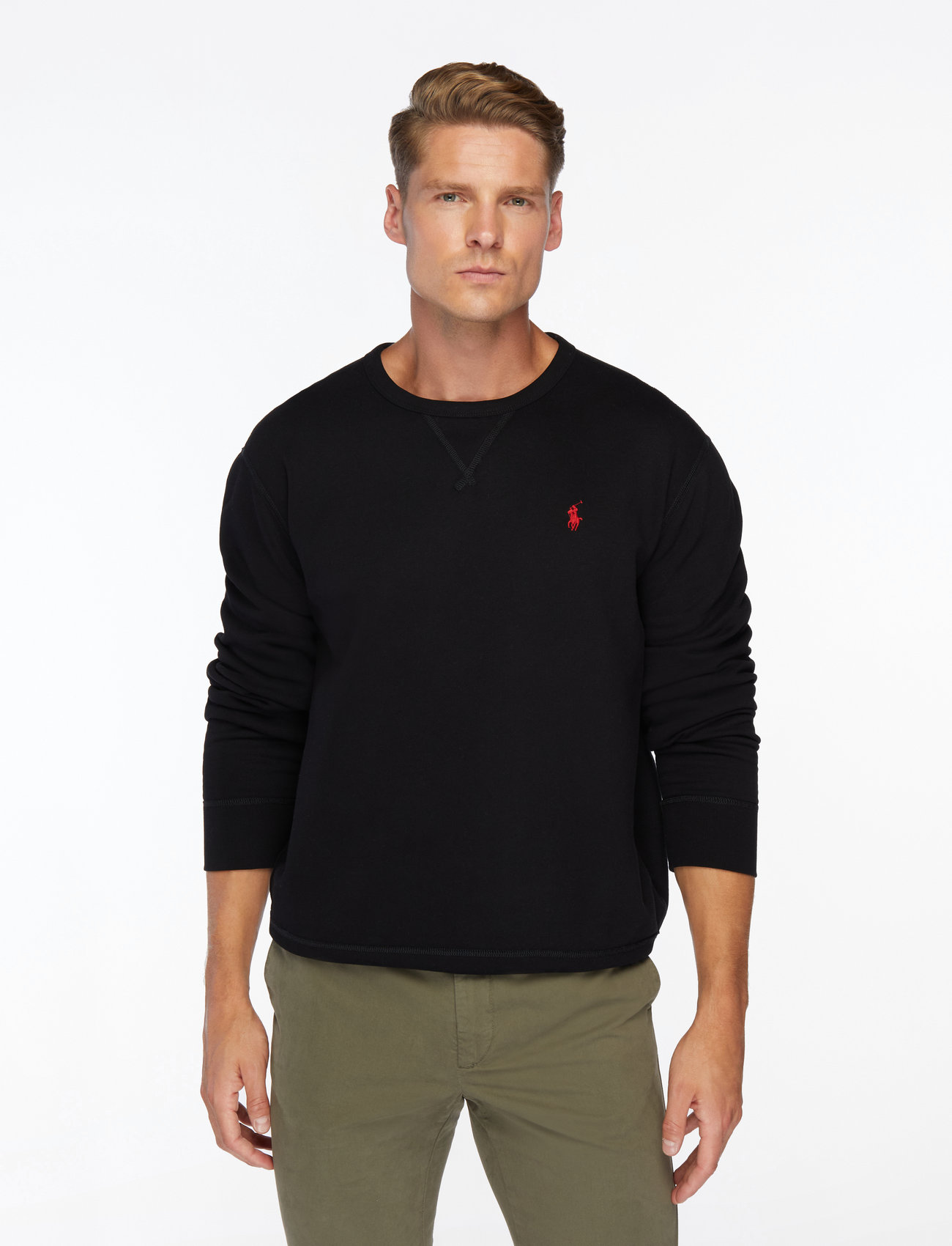 Polo Ralph Lauren - The RL Fleece Sweatshirt - shop efter anledning - polo black - 0