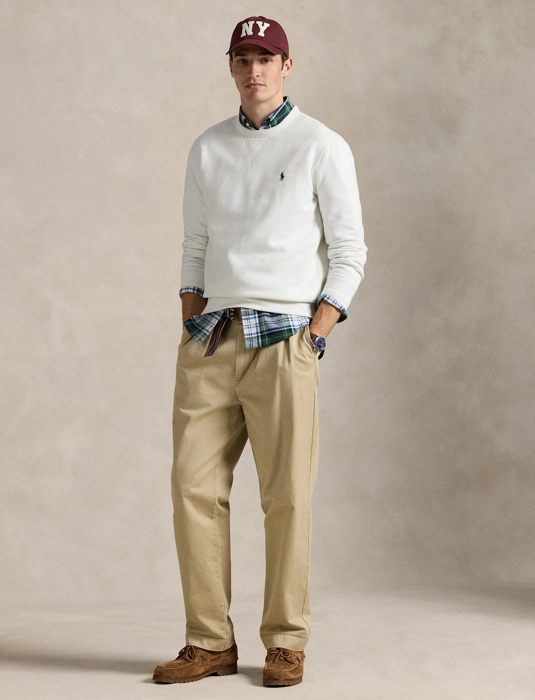 Polo ralph lauren fleece sweatshirt hotsell