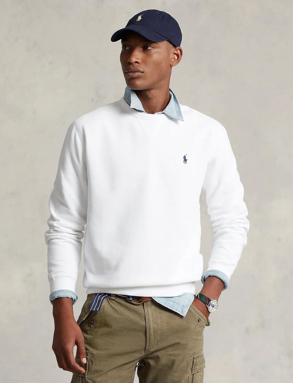 スウェット・トレーナー POLO RALPH LAUREN 710766772014 Sweatshirts Polo Ralph Lauren The Rl Fleece Sweatshirt (RAF710766772